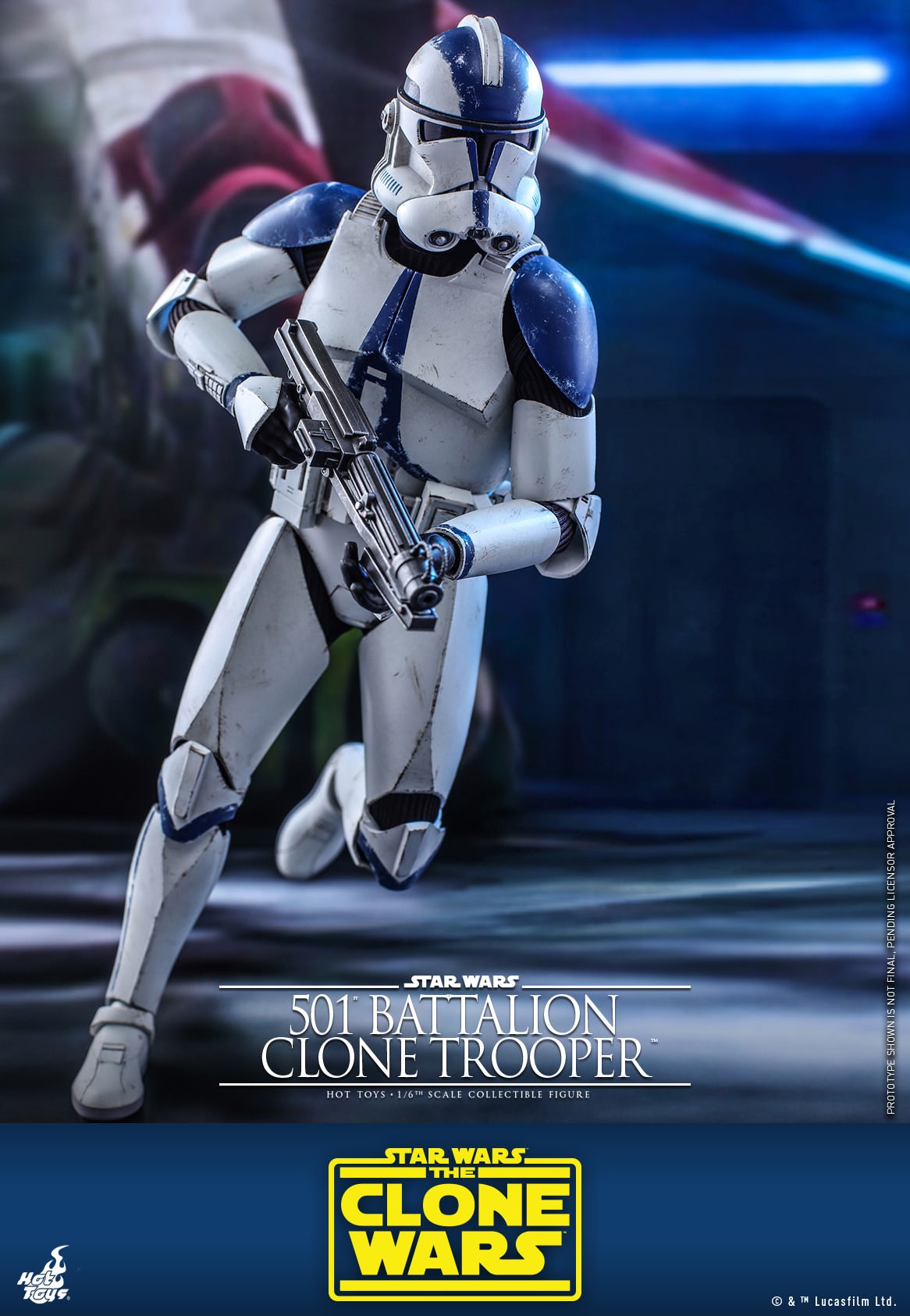 Hot Toys Star Wars: The Clone Wars™ -501st Battalion Clone Trooper™ (Regular Version) TMS022