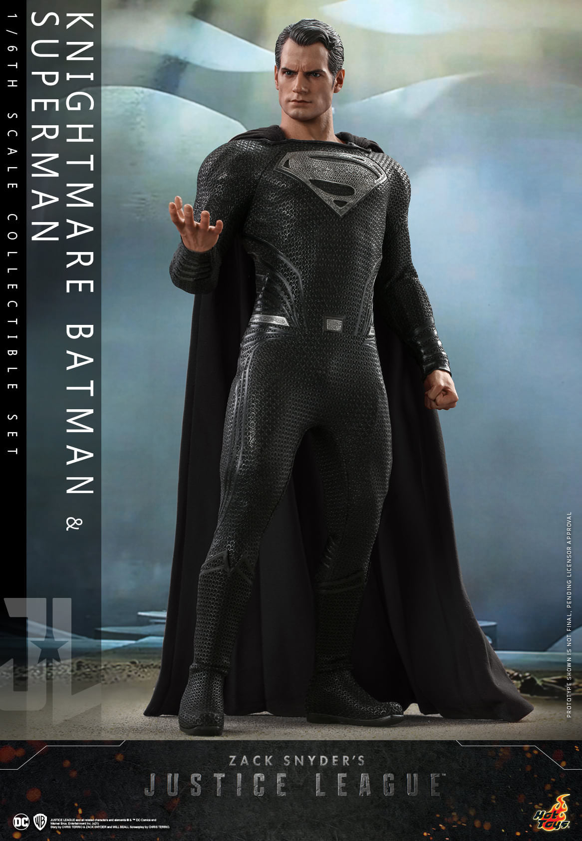 Hot Toys Zack Snyder's Justice League -Knightmare Batman and Superman Collectible Set TMS038