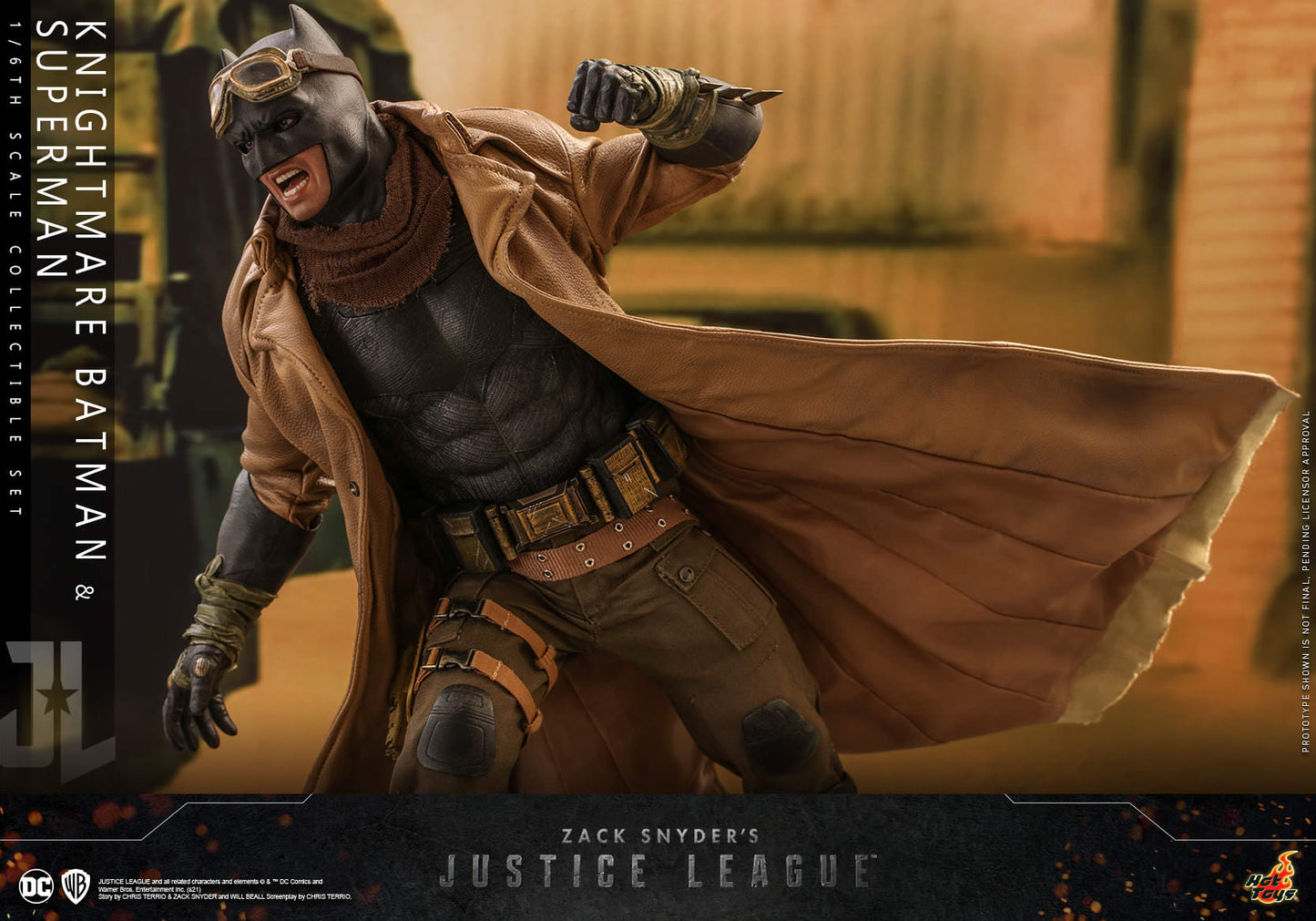 Hot Toys Zack Snyder's Justice League -Knightmare Batman and Superman Collectible Set TMS038