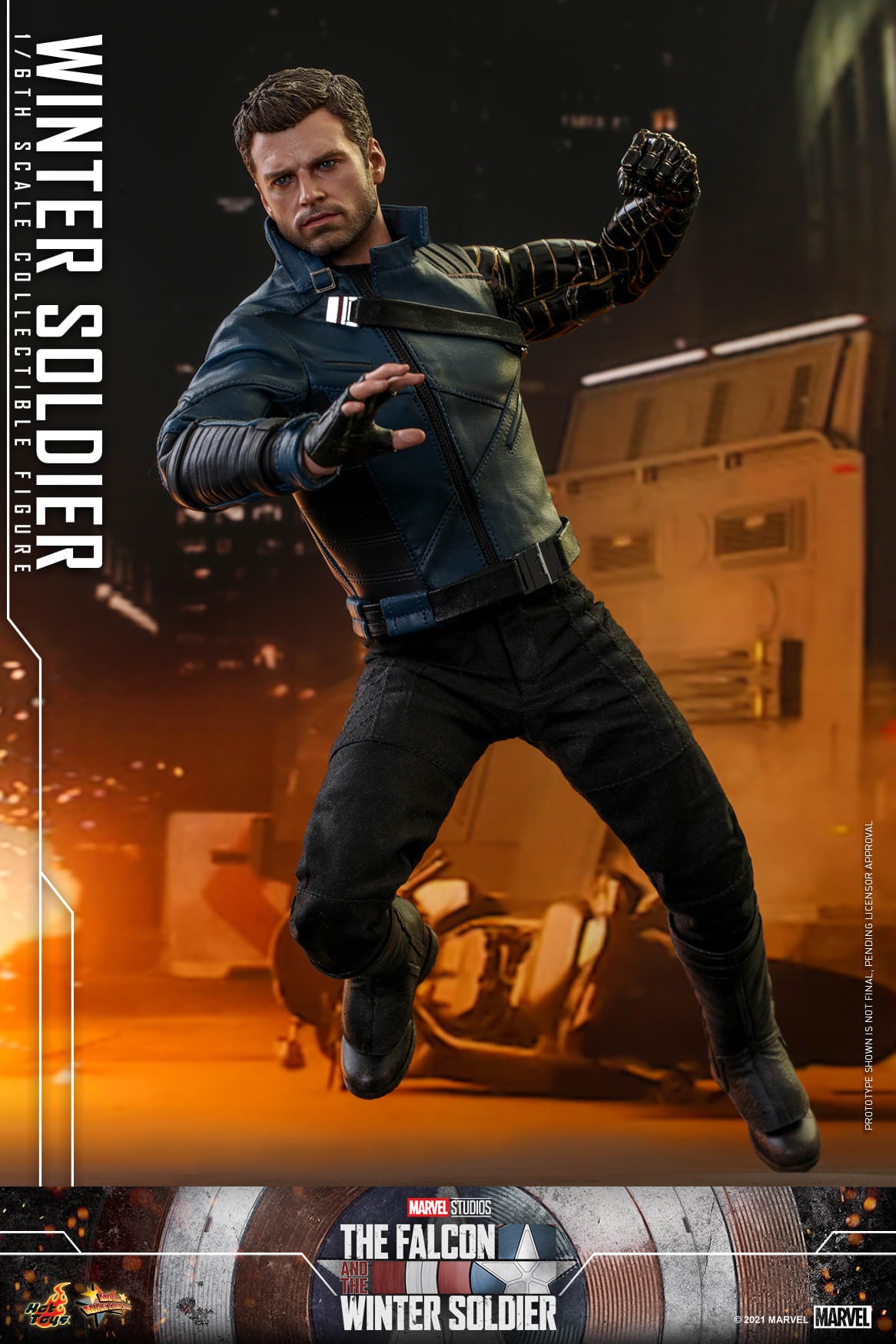 Hot Toys The Falcon and the Winter Soldier - Winter Soldier Collectible Figure TMS039