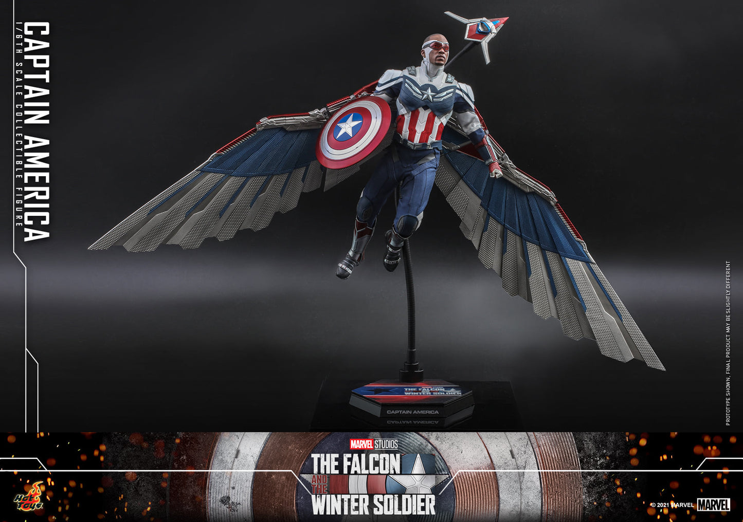 Hot Toys The Falcon and the Winter Soldier -Captain America Collectible Figure TMS040