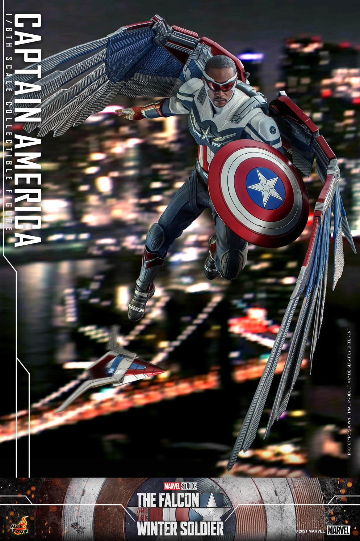 Hot Toys The Falcon and the Winter Soldier -Captain America Collectible Figure TMS040