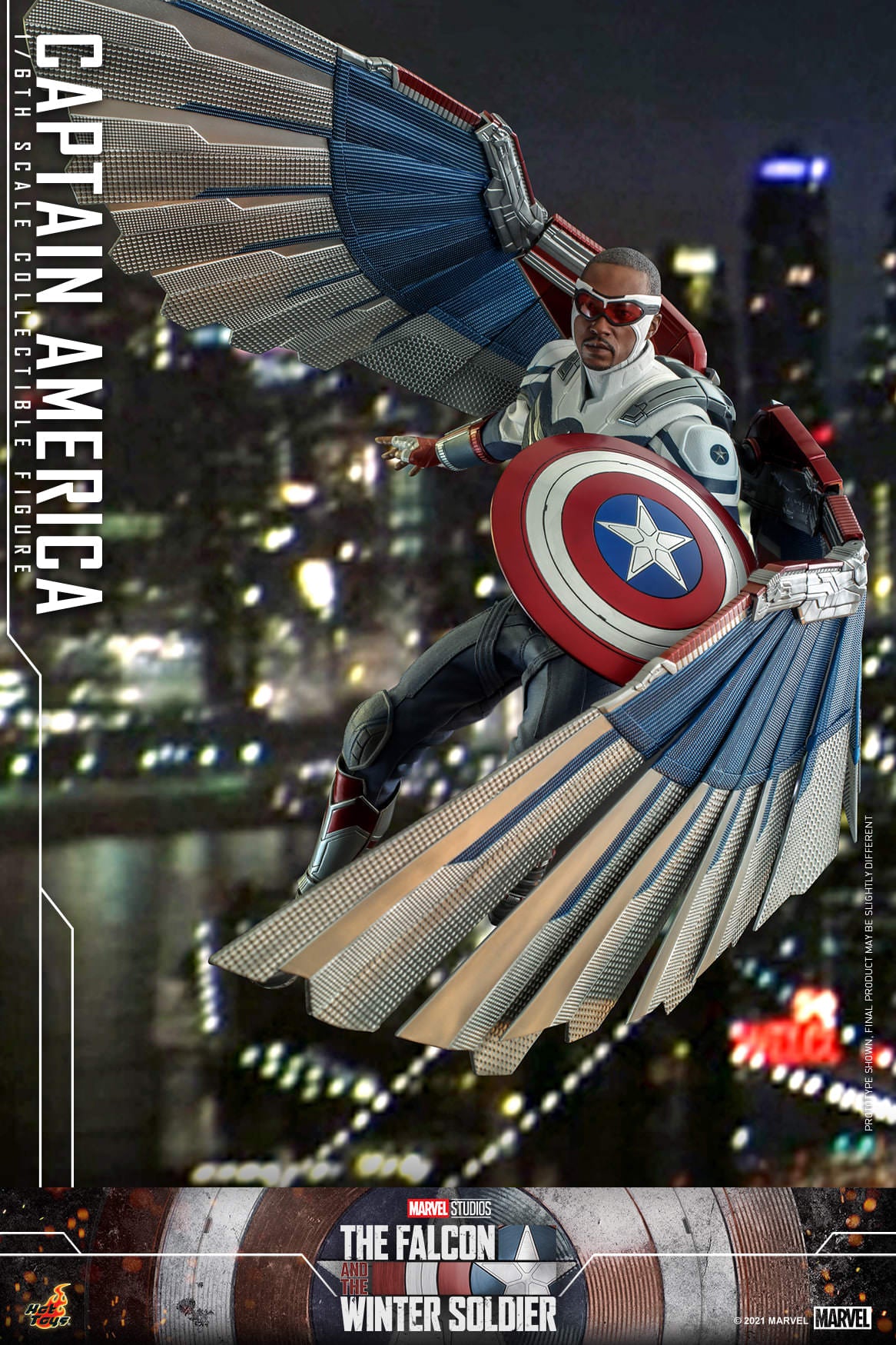 Hot Toys The Falcon and the Winter Soldier -Captain America Collectible Figure TMS040