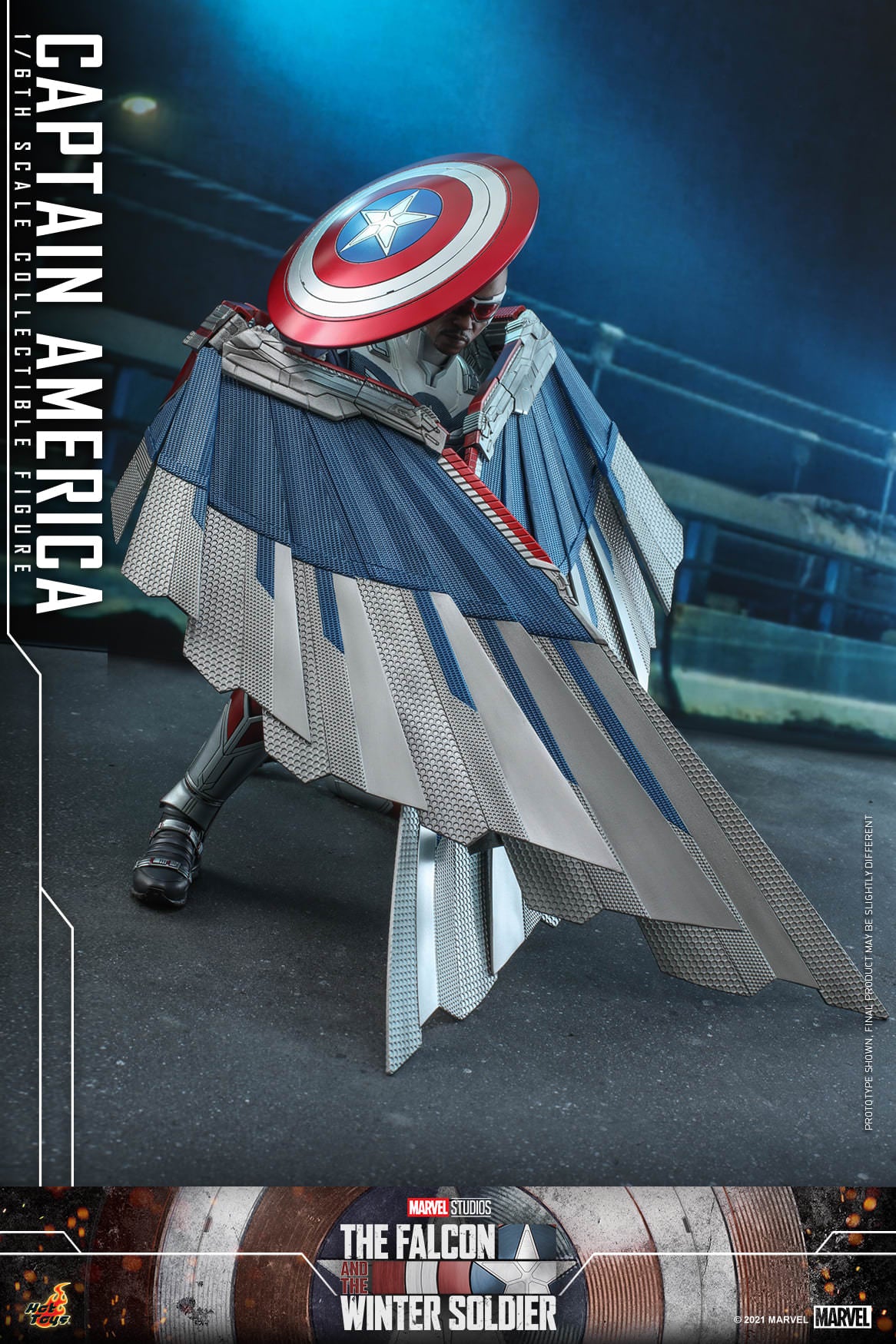 Hot Toys The Falcon and the Winter Soldier -Captain America Collectible Figure TMS040