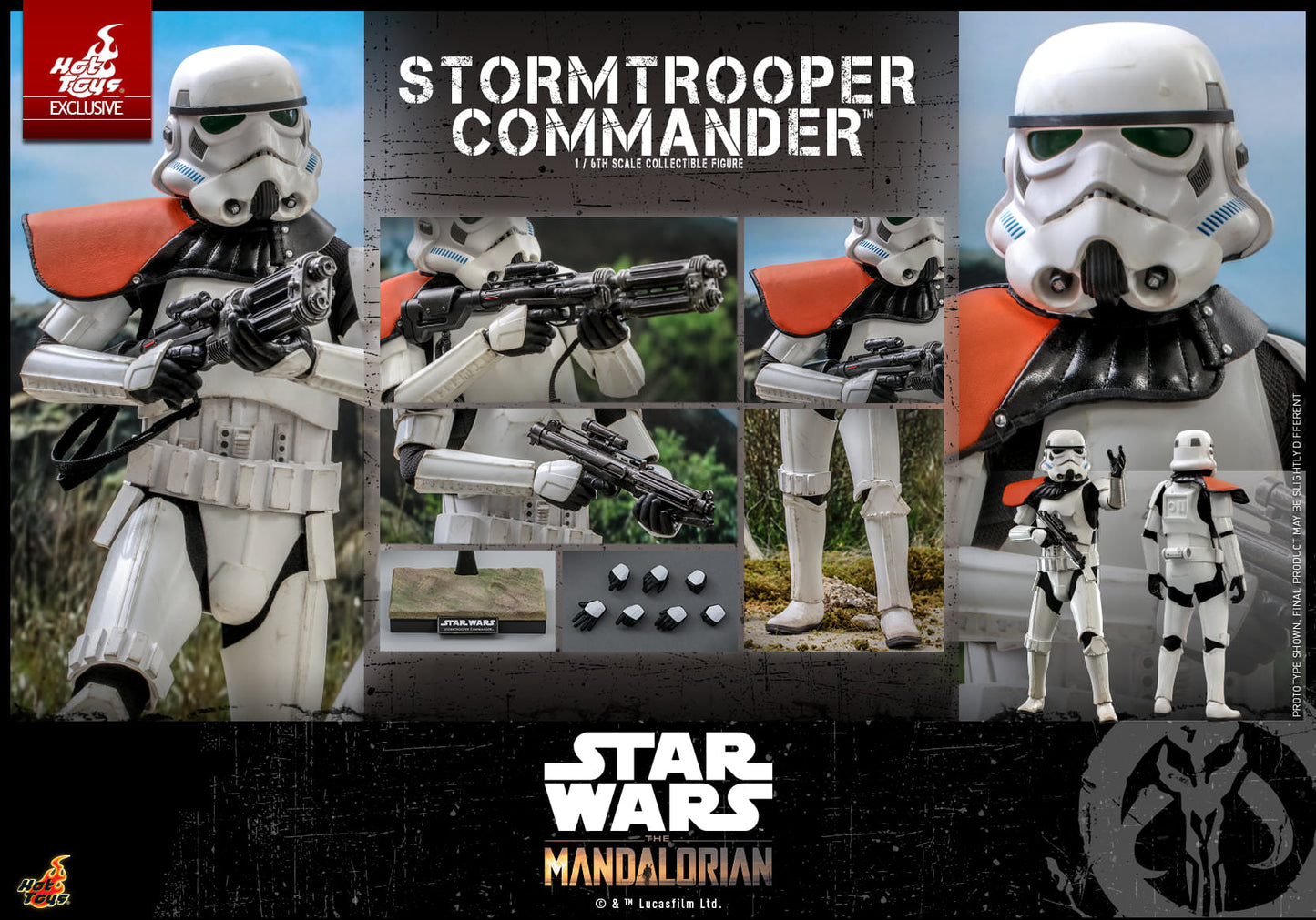 Hot Toys Star Wars: The Mandalorian™ - 1/6th scale Stormtrooper Commander™ Collectible Figure [Hot Toys Exclusive] TMS041