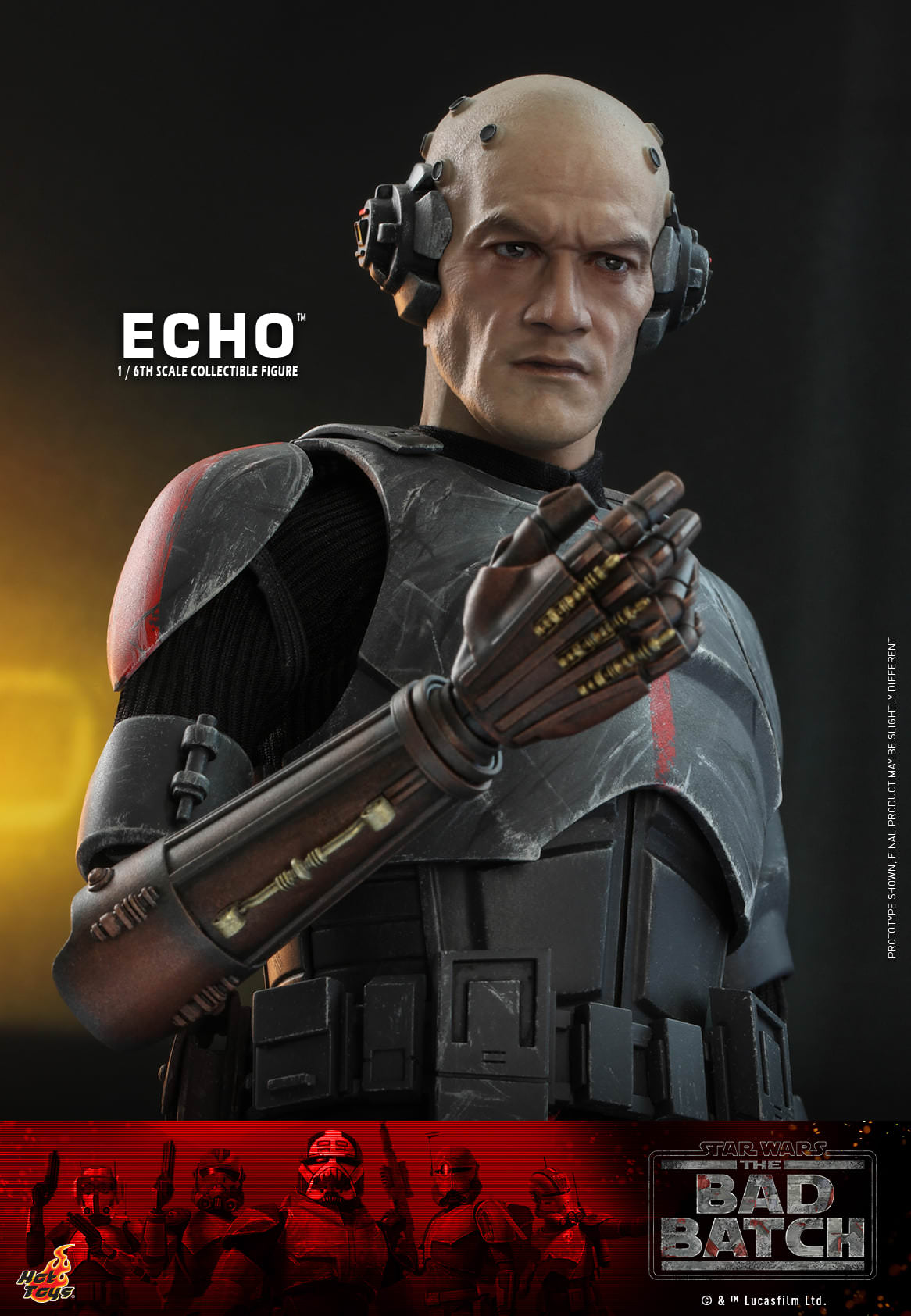 Hot Toys Star Wars: The Bad Batch™ - 1/6th scale Echo™ Collectible Figure TMS042