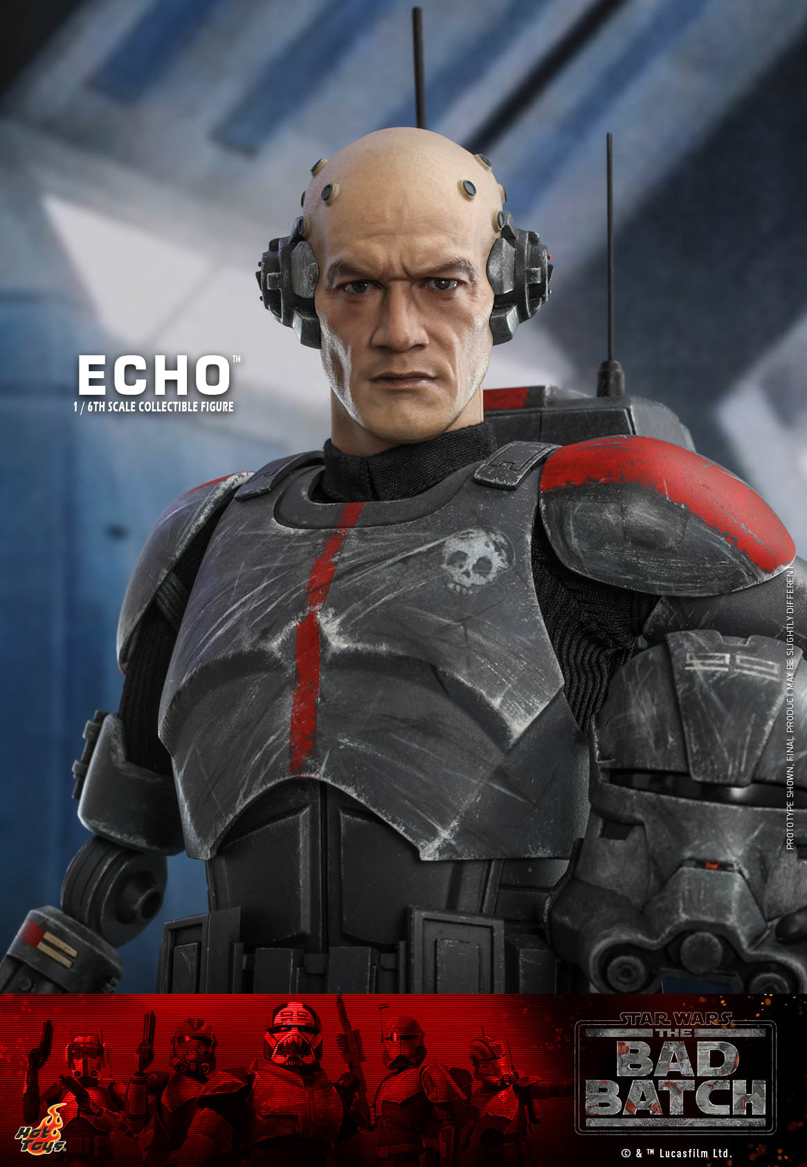 Hot Toys Star Wars: The Bad Batch™ - 1/6th scale Echo™ Collectible Figure TMS042