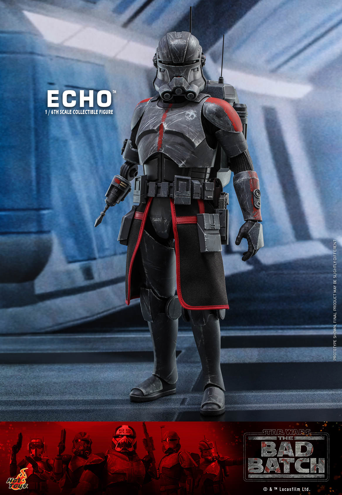 Hot Toys Star Wars: The Bad Batch™ - 1/6th scale Echo™ Collectible Figure TMS042