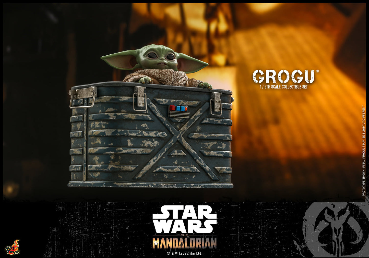 Hot Toys Star Wars: The Mandalorian™ - 1/6th scale Grogu™ Collectible Set TMS043