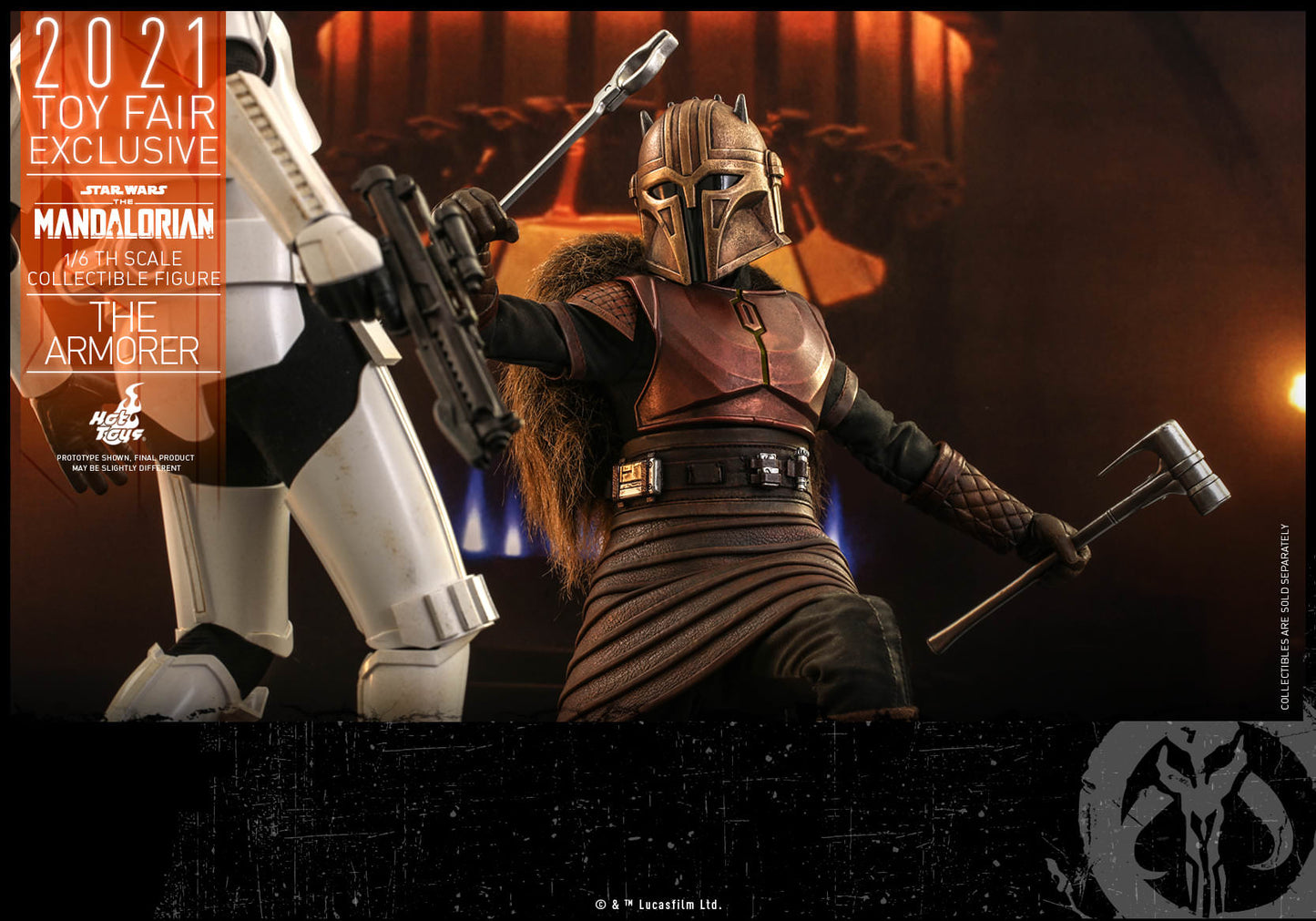 Hot Toys Star Wars: The Mandalorian™ – 1/6th scale The Armorer™ Collectible Figure TMS044