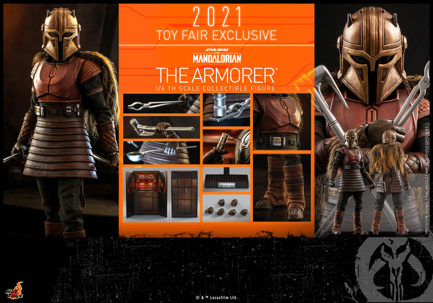 Hot Toys Star Wars: The Mandalorian™ – 1/6th scale The Armorer™ Collectible Figure TMS044