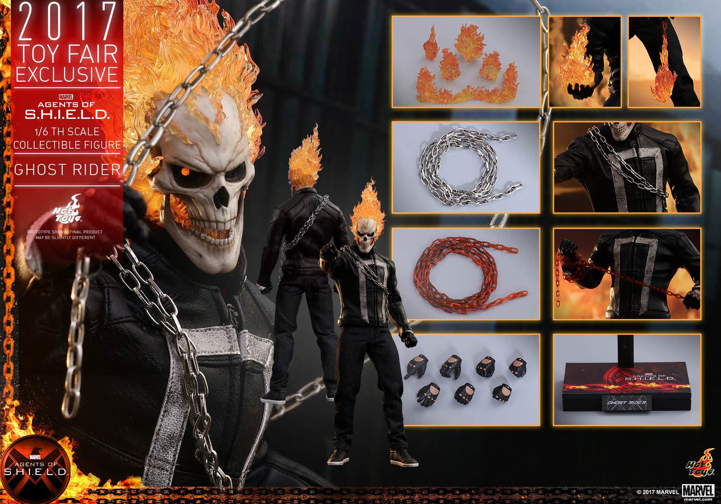 Hot Toys Agent Of S.H.I.E.D Ghost Rider TMS005