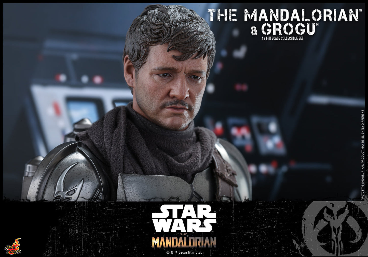 Hot Toys Star Wars: The Mandalorian™ - 1/6th scale The Mandalorian™ and Grogu™ Collectible Set TMS051