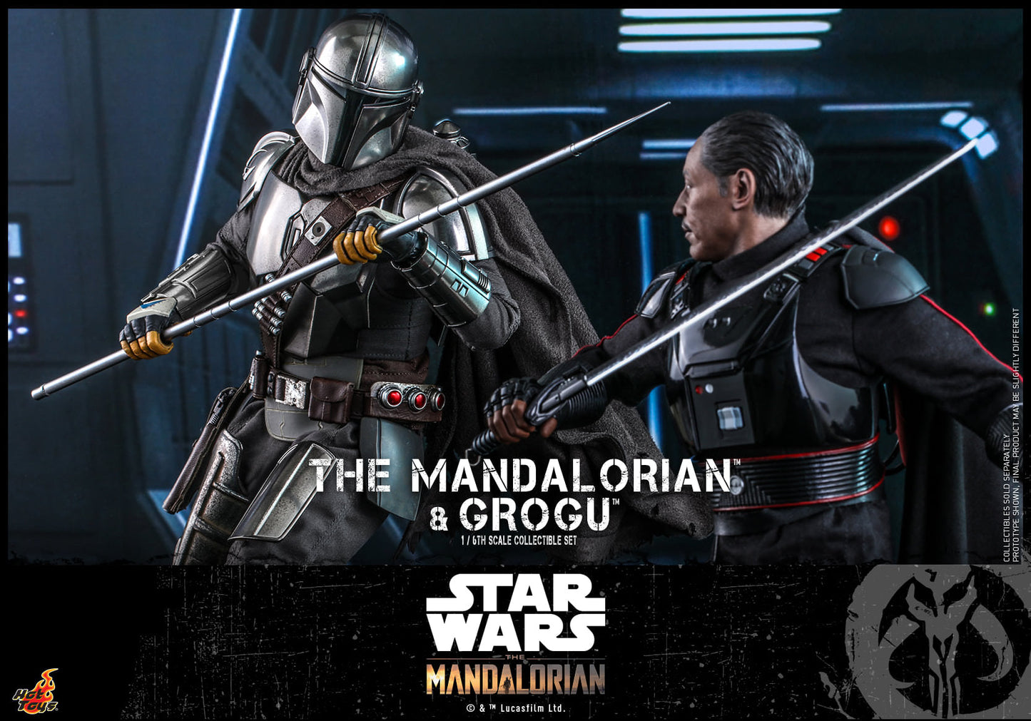 Hot Toys Star Wars: The Mandalorian™ - 1/6th scale The Mandalorian™ and Grogu™ Collectible Set TMS051