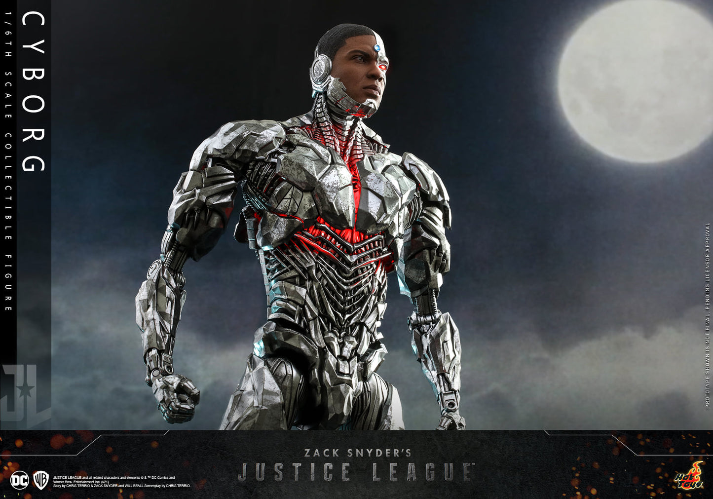 Hot Toys Zack Snyder's Justice League Cyborg 1/6th Scale Collectible Figure TMS057 (Regular Edition)