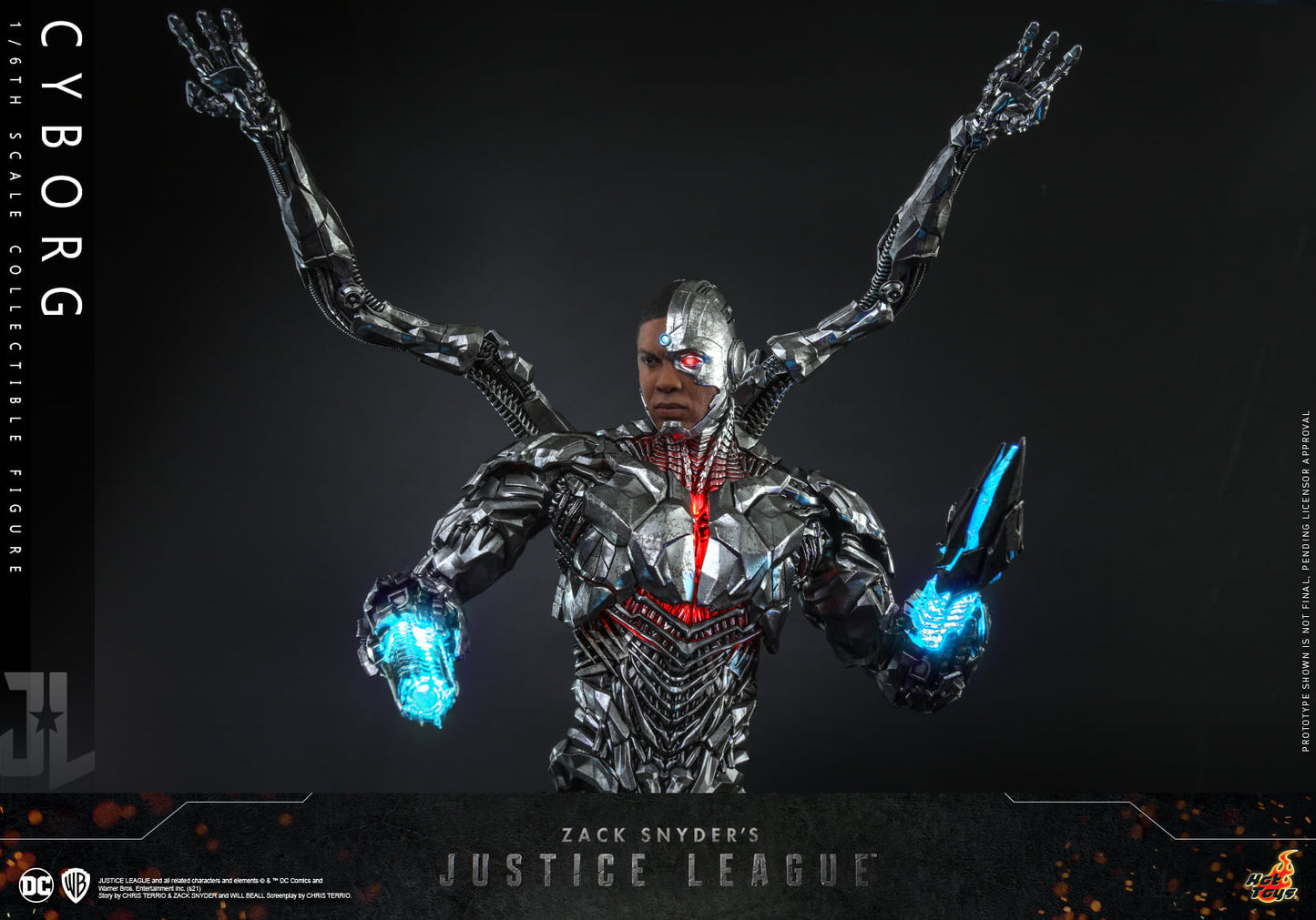 Hot Toys Zack Snyder's Justice League Cyborg 1/6th Scale Collectible Figure TMS057 (Special Edition)