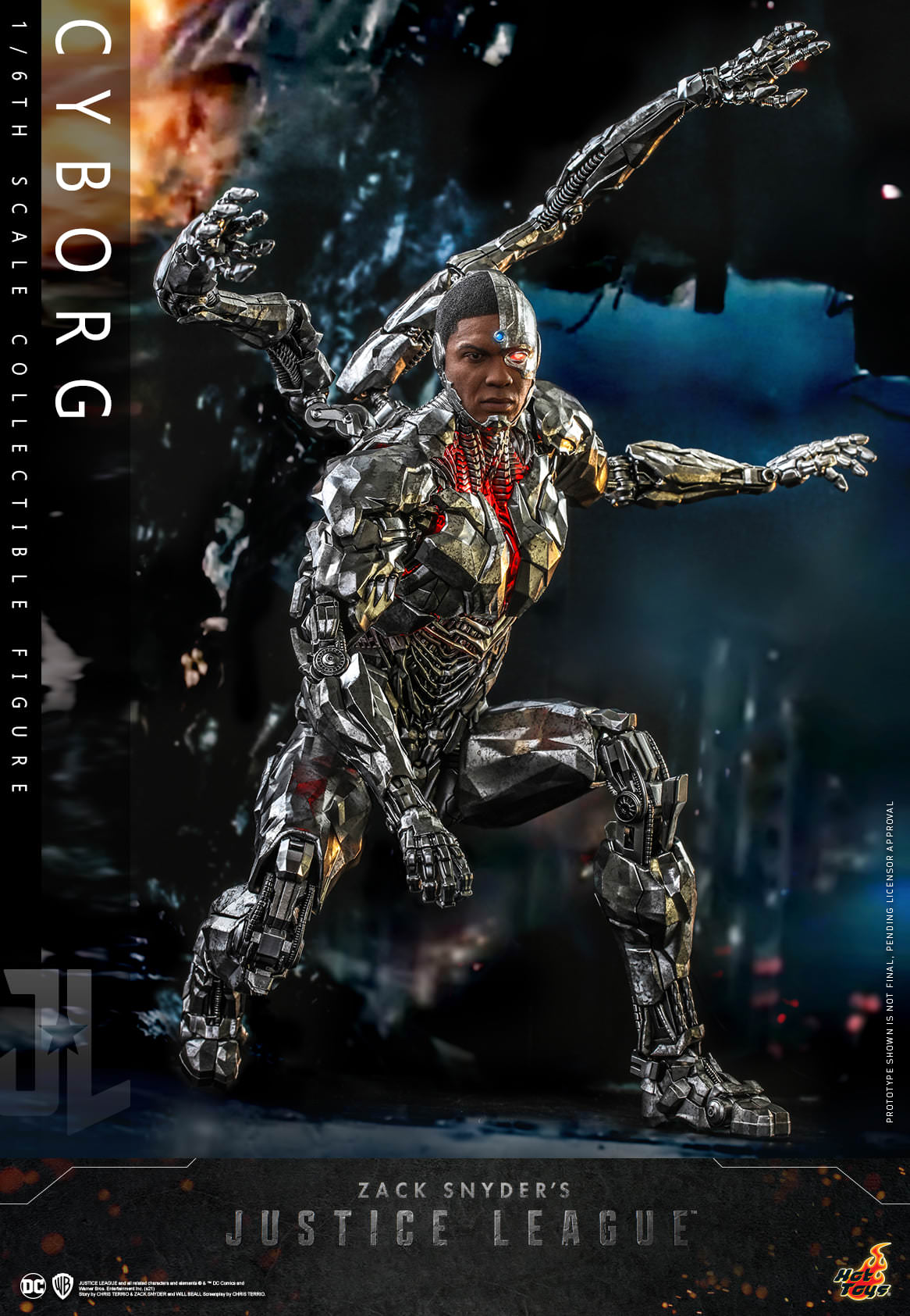 Hot Toys Zack Snyder's Justice League Cyborg 1/6th Scale Collectible Figure TMS057 (Special Edition)