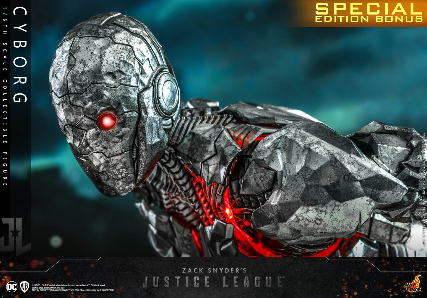 Hot Toys Zack Snyder's Justice League Cyborg 1/6th Scale Collectible Figure TMS057 (Special Edition)