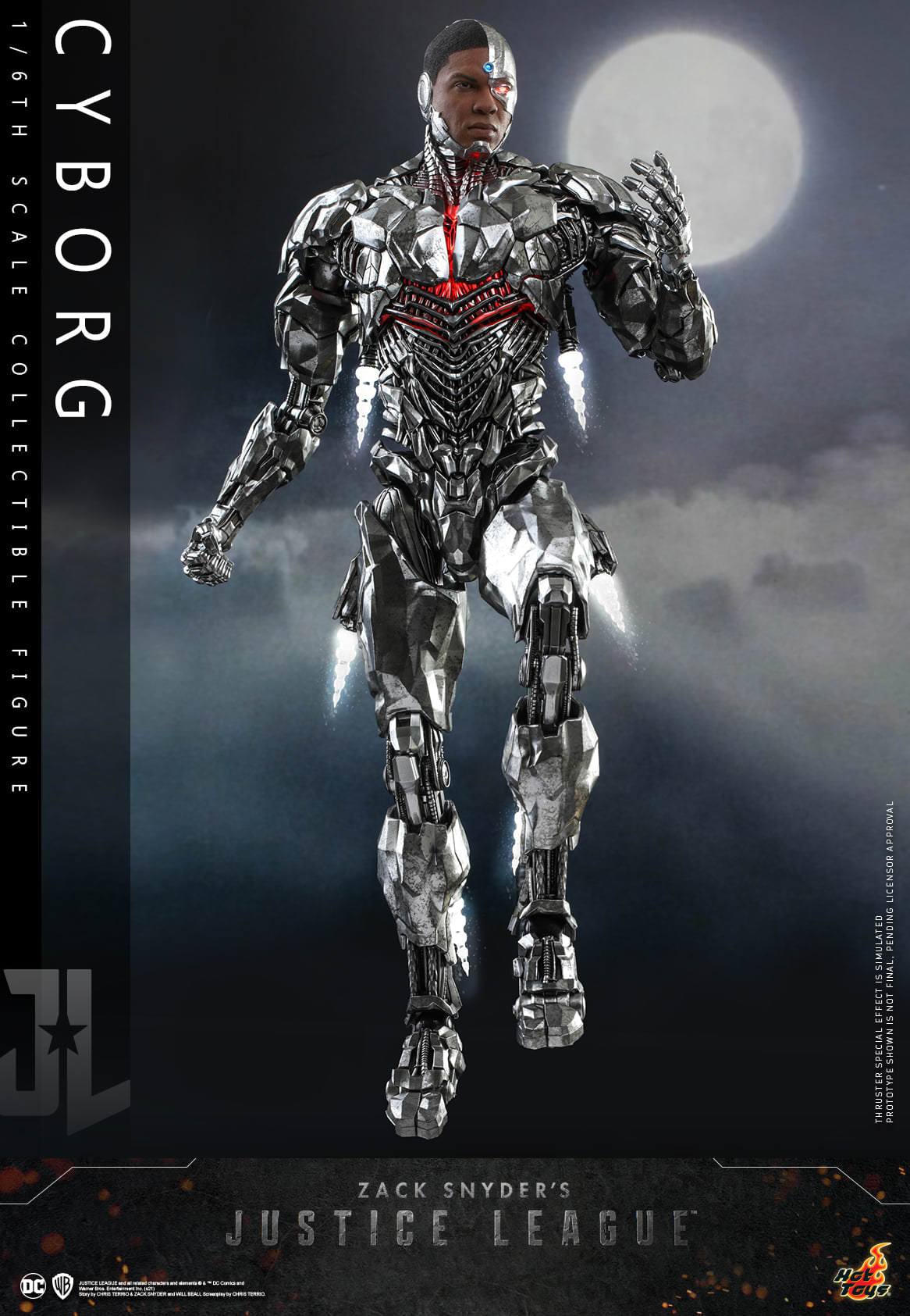 Hot Toys Zack Snyder's Justice League Cyborg 1/6th Scale Collectible Figure TMS057 (Special Edition)