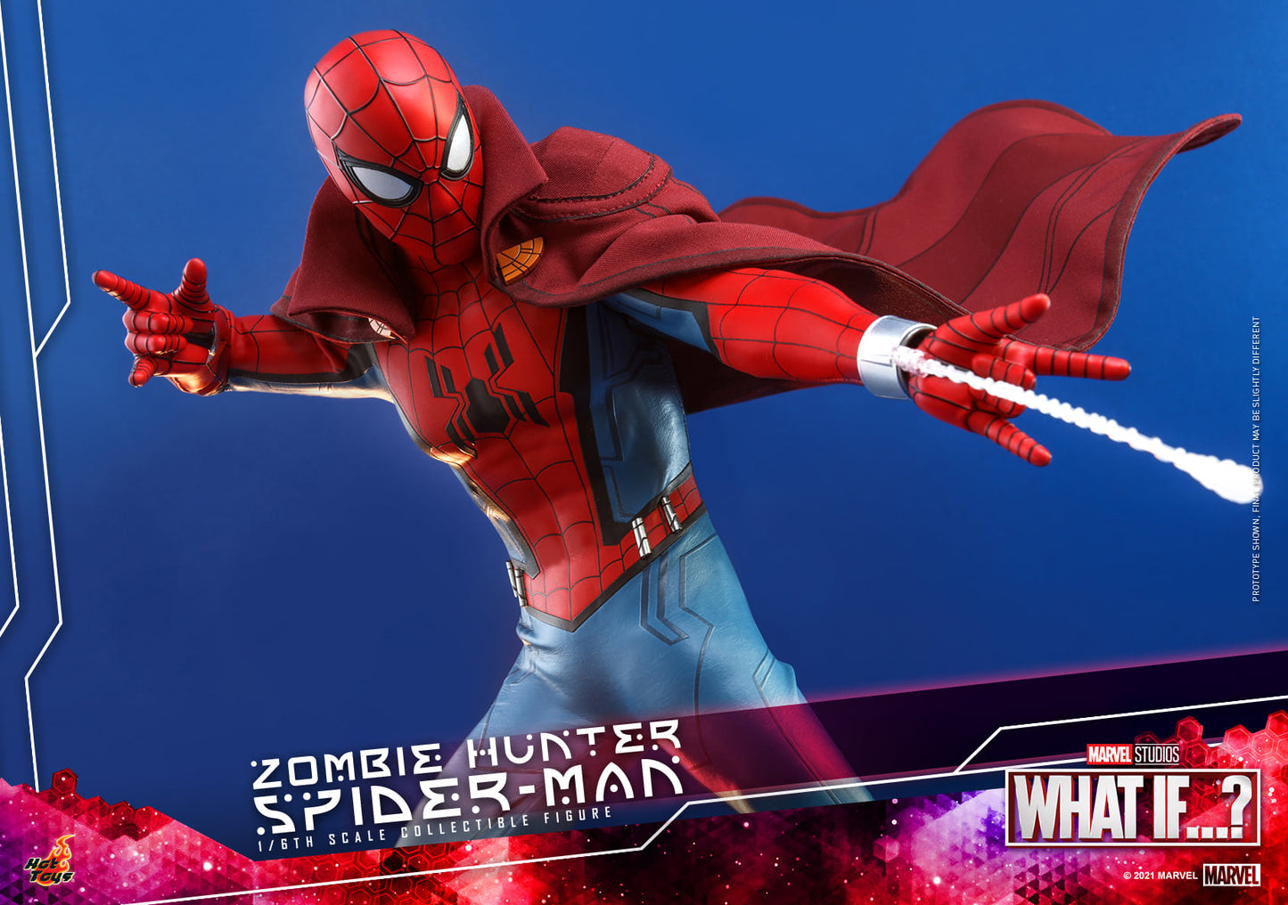 Hot Toys What If…? - 1:6 Scale Zombie Hunter Spider-Man Collectible Figure TMS058