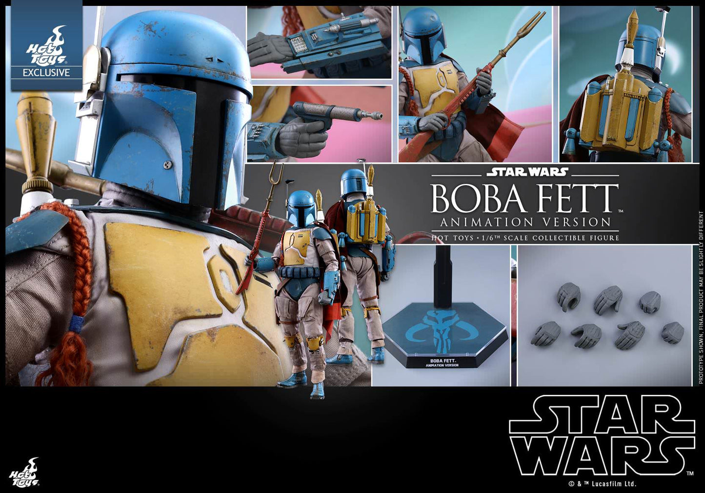 Hot Toys Star Wars Boba Fett (Animation Version) TMS006