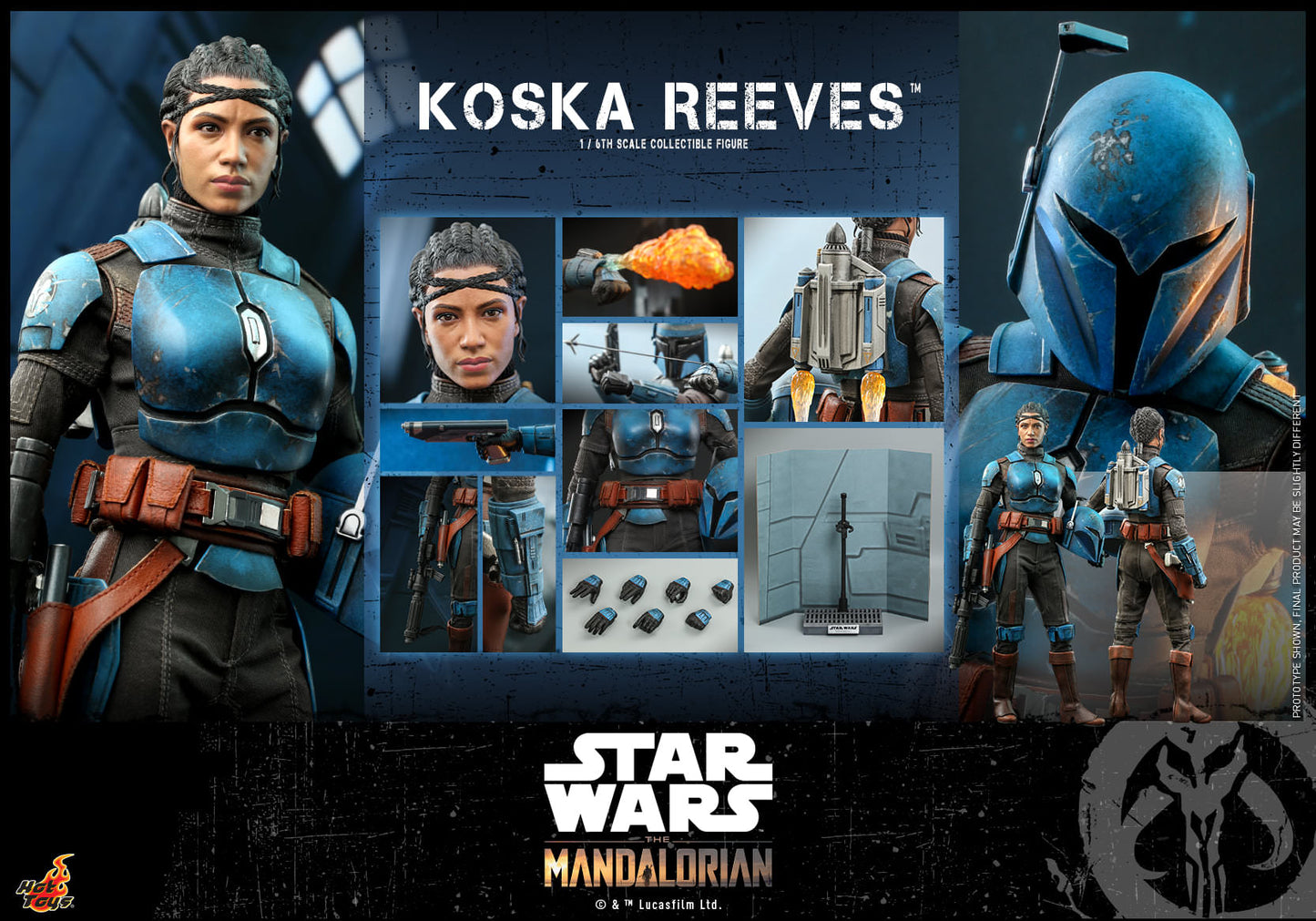 Hot Toys Star Wars : The Mandalorian™ Koska Reeves™ 1:6 Scale Collectible Figure TMS069