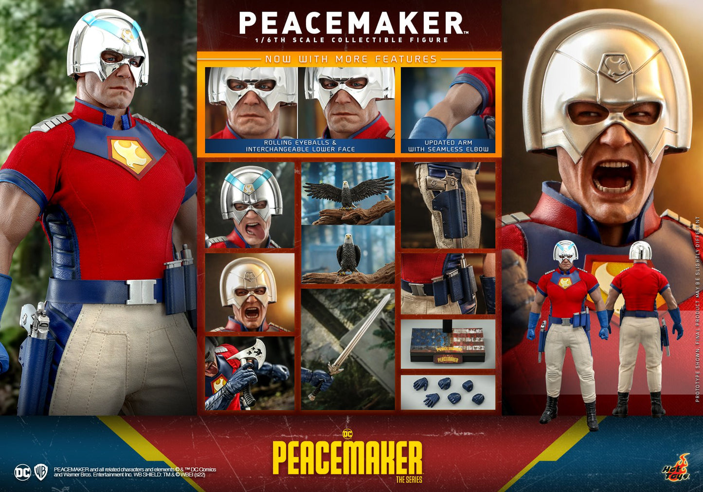 Hot Toys 1:6 Scale The Series - Peacemaker TMS071