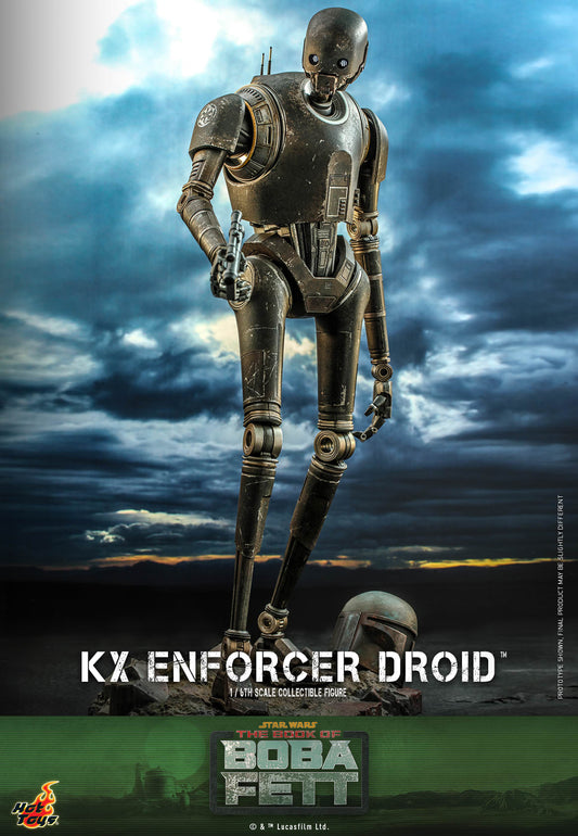 Hot Toys Star Wars : The Book Of Boba Fett™ - KX Enforcer Droid™ 1:6 Scale Collectible Figure TMS072