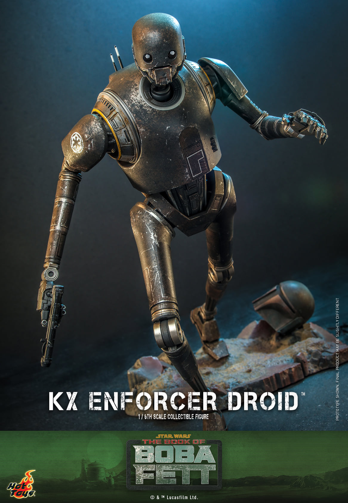 Hot Toys Star Wars : The Book Of Boba Fett™ - KX Enforcer Droid™ 1:6 Scale Collectible Figure TMS072