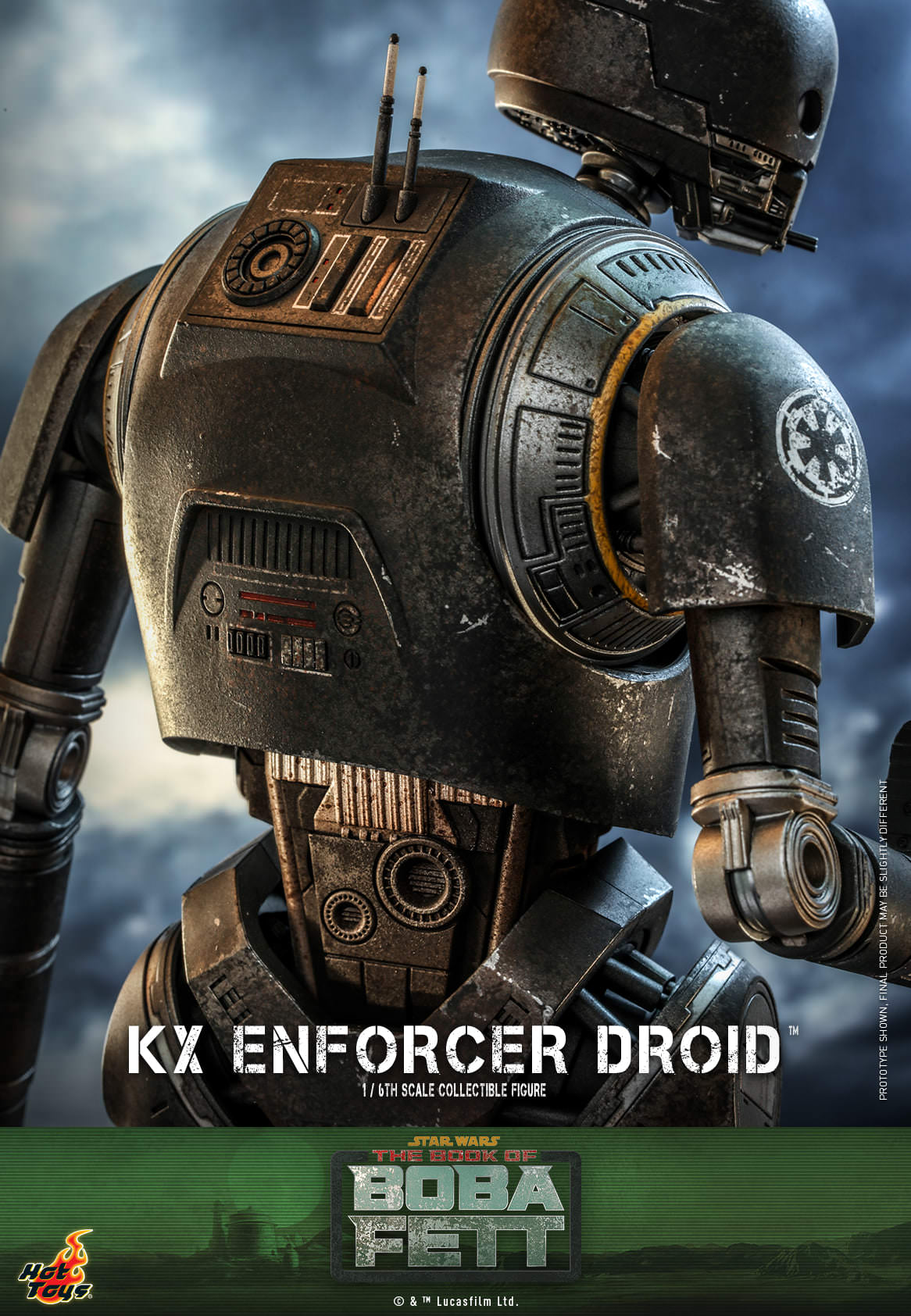 Hot Toys Star Wars : The Book Of Boba Fett™ - KX Enforcer Droid™ 1:6 Scale Collectible Figure TMS072