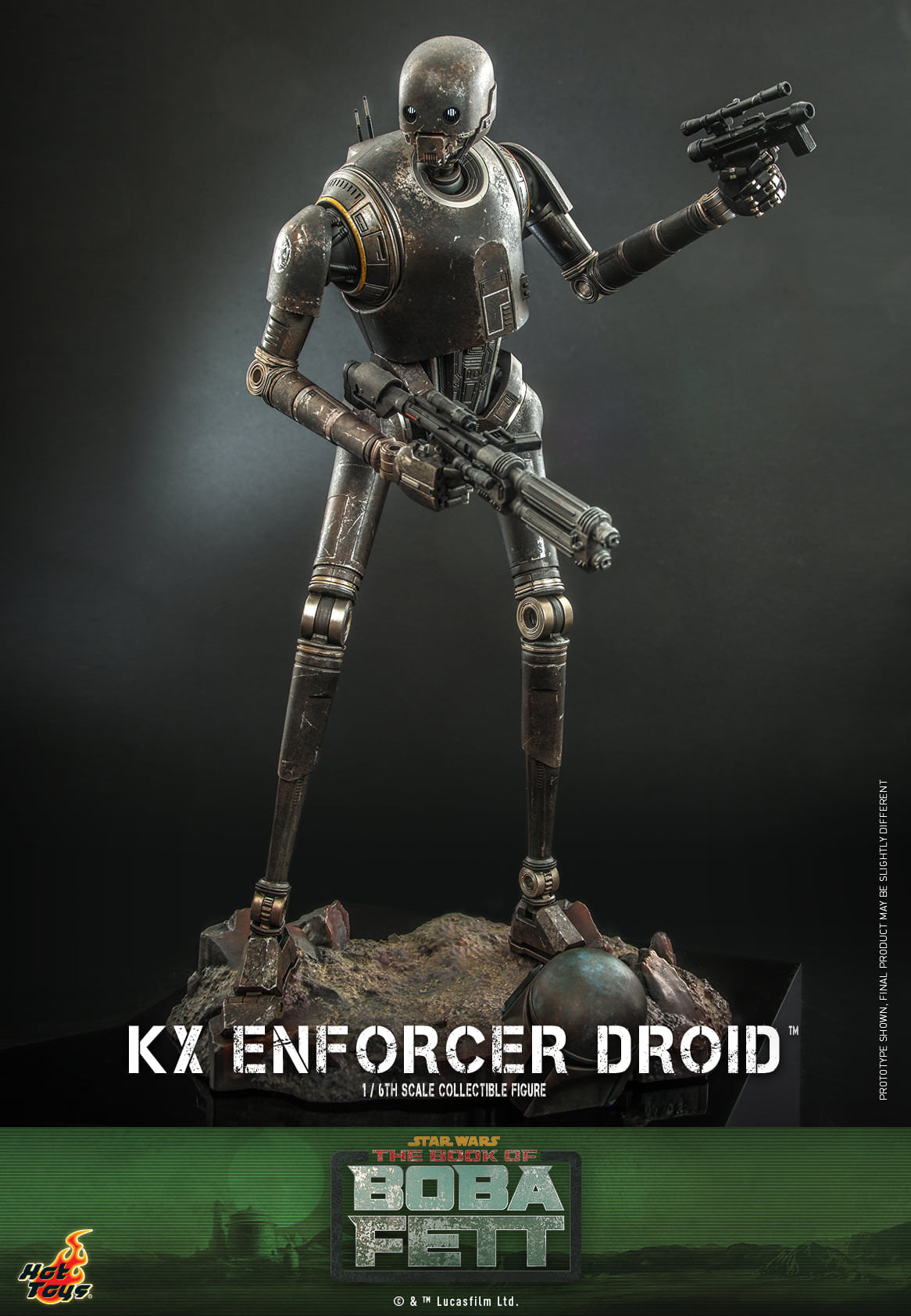 Hot Toys Star Wars : The Book Of Boba Fett™ - KX Enforcer Droid™ 1:6 Scale Collectible Figure TMS072