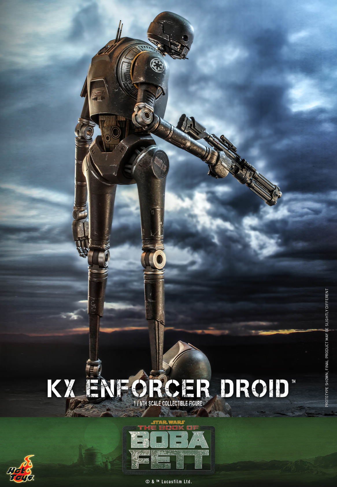 Hot Toys Star Wars : The Book Of Boba Fett™ - KX Enforcer Droid™ 1:6 Scale Collectible Figure TMS072