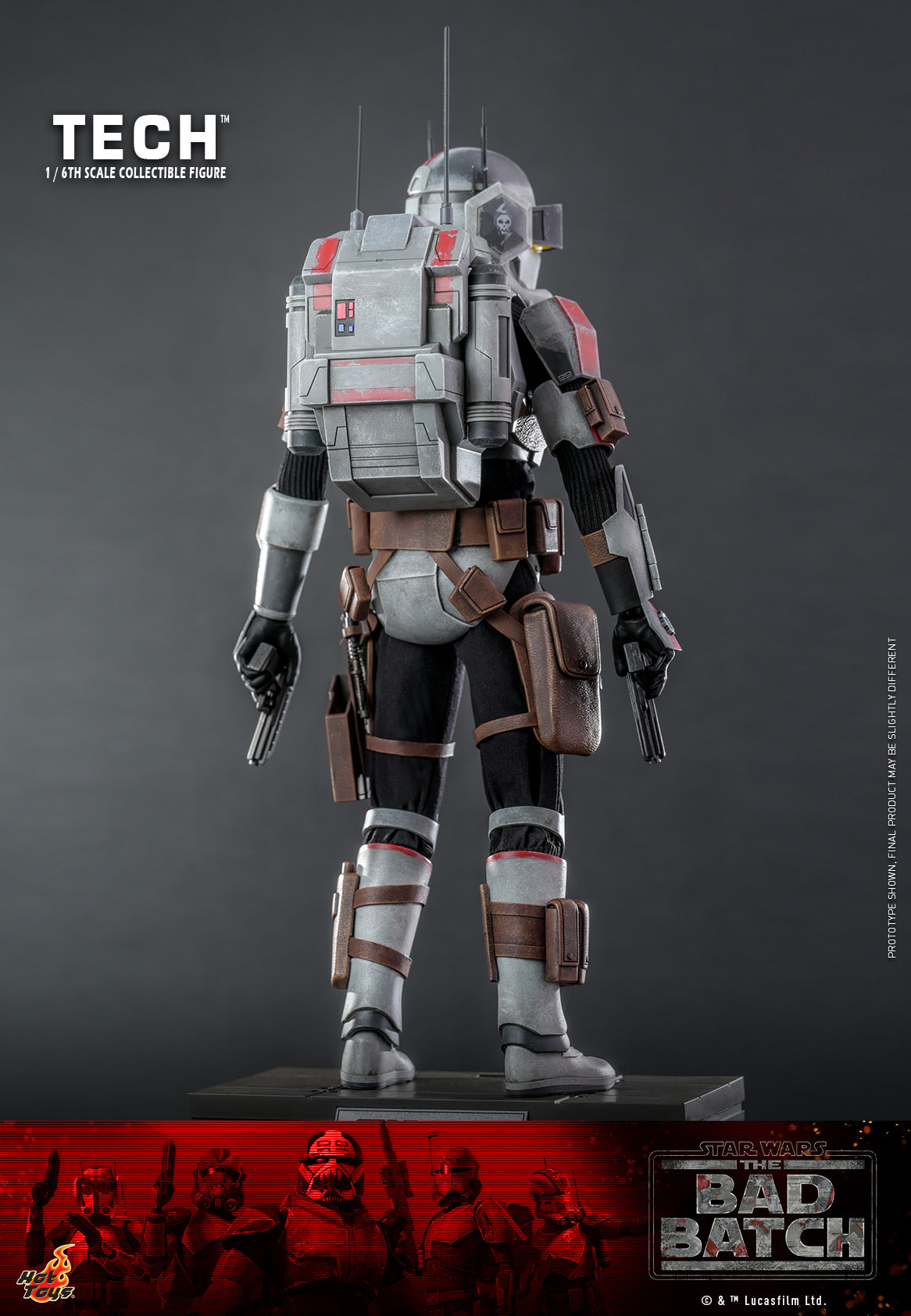 Hot Toys Star Wars: The Bad Batch™ Tech™ 1:6 Scale Collectible Figure TMS098