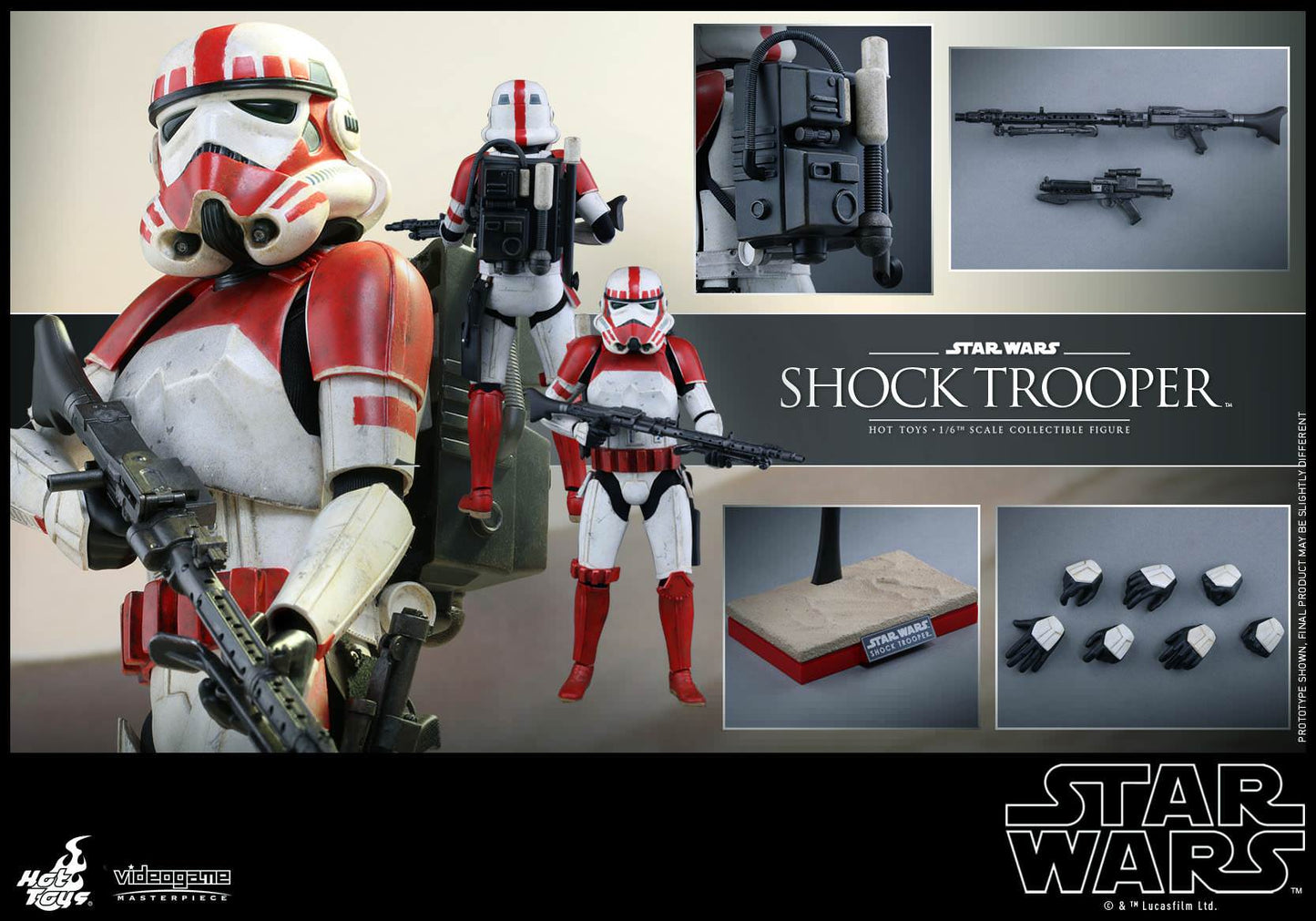 Hot Toys X PlayStation®4  Star Wars Battlefront - Shock Trooper VGM20 (Special Edition)