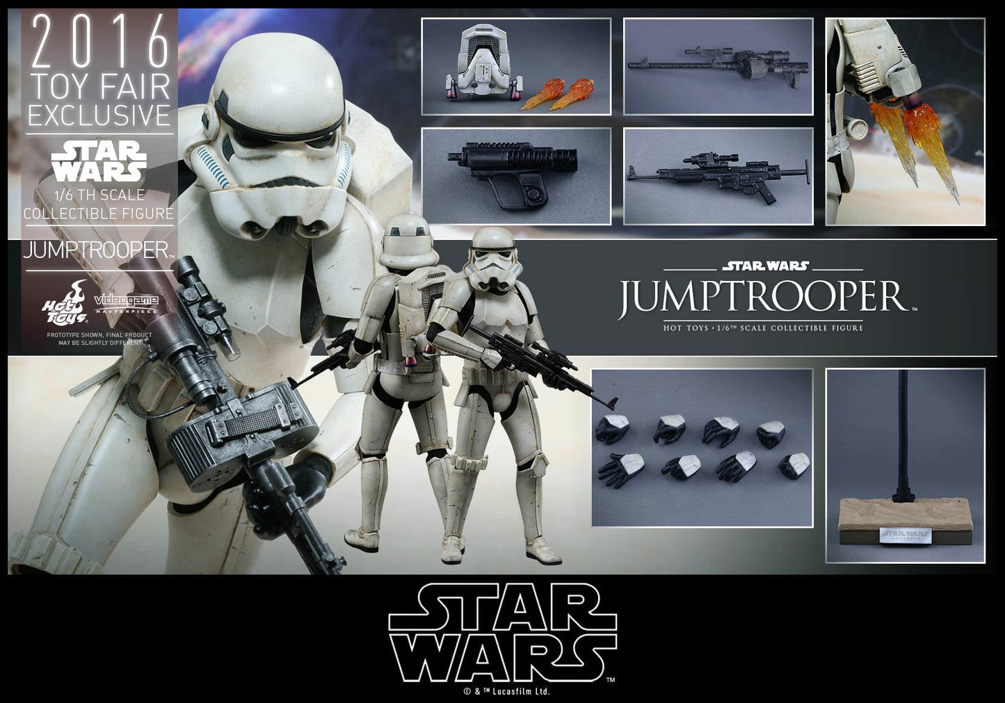 Hot Toys Star Wars Battlefront - Jumptrooper VGM23