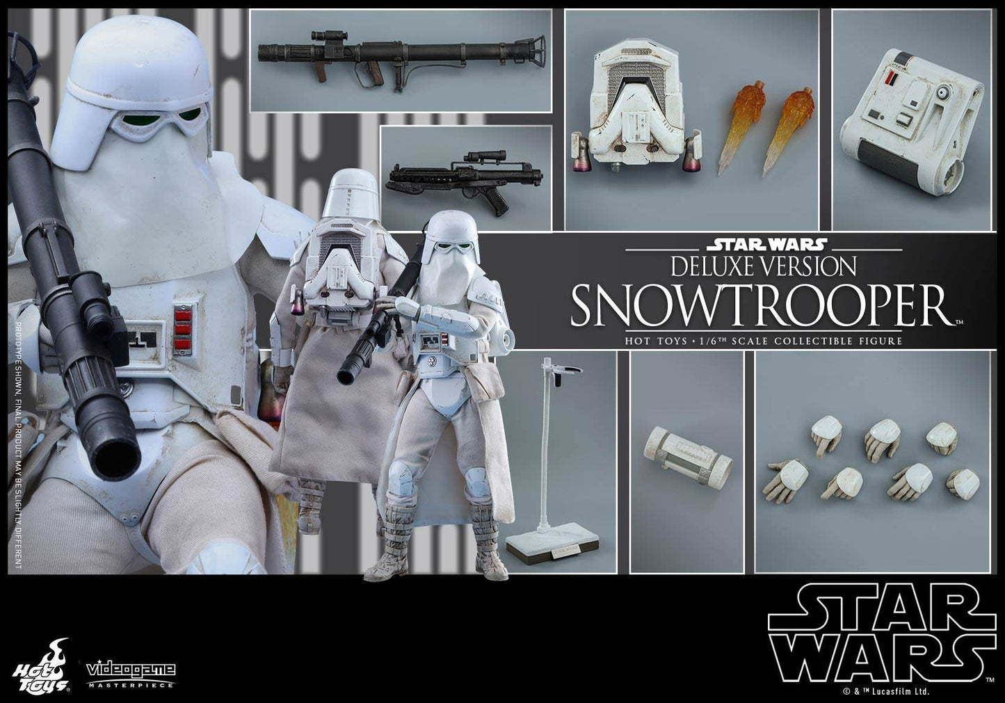 Hot Toys Star Wars Battlefront - Snowtrooper (Deluxe Version) VGM24