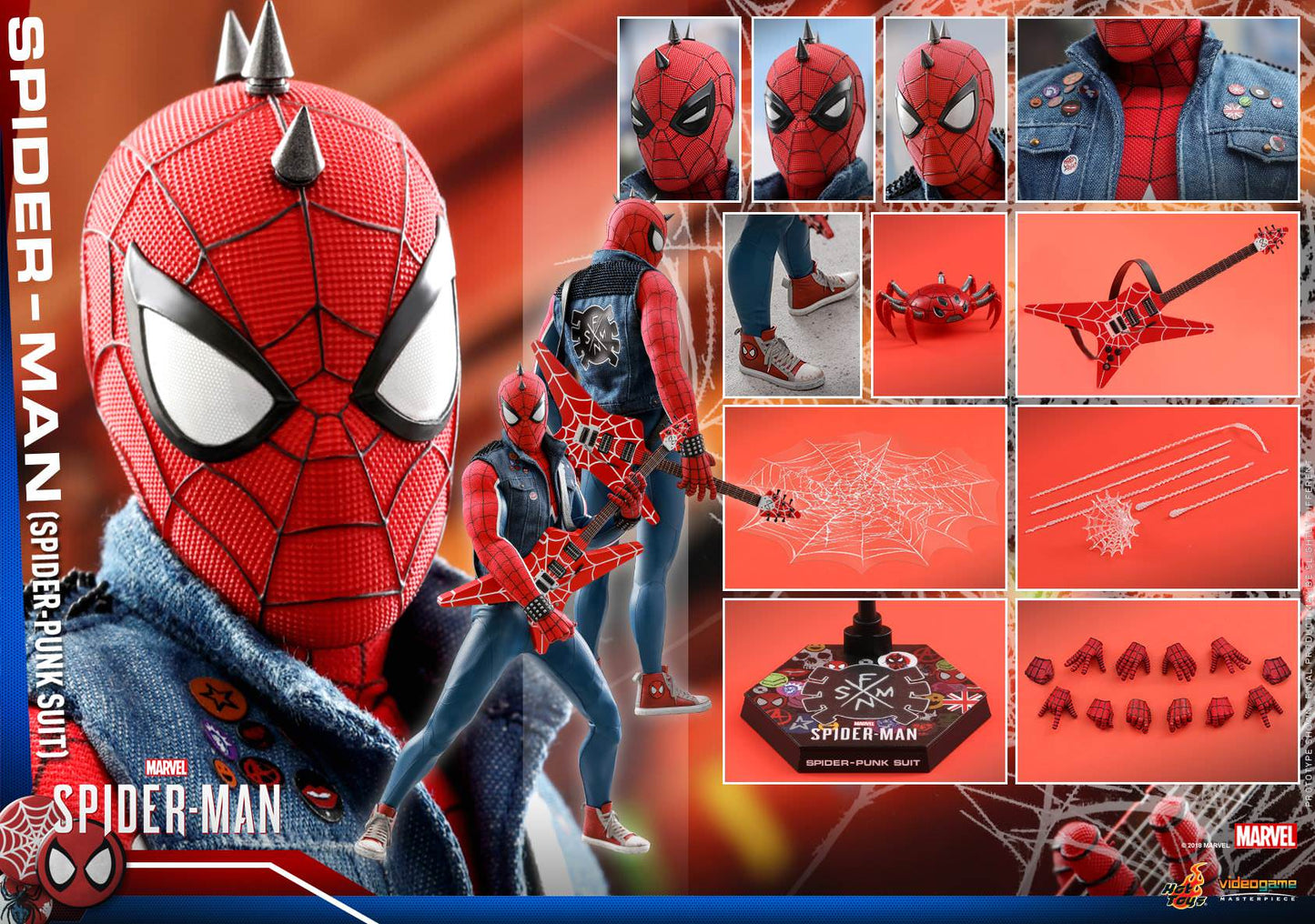 Hot Toys Marvel's Spider-Man - Spider-Man (Spider-Punk Suit) VGM32