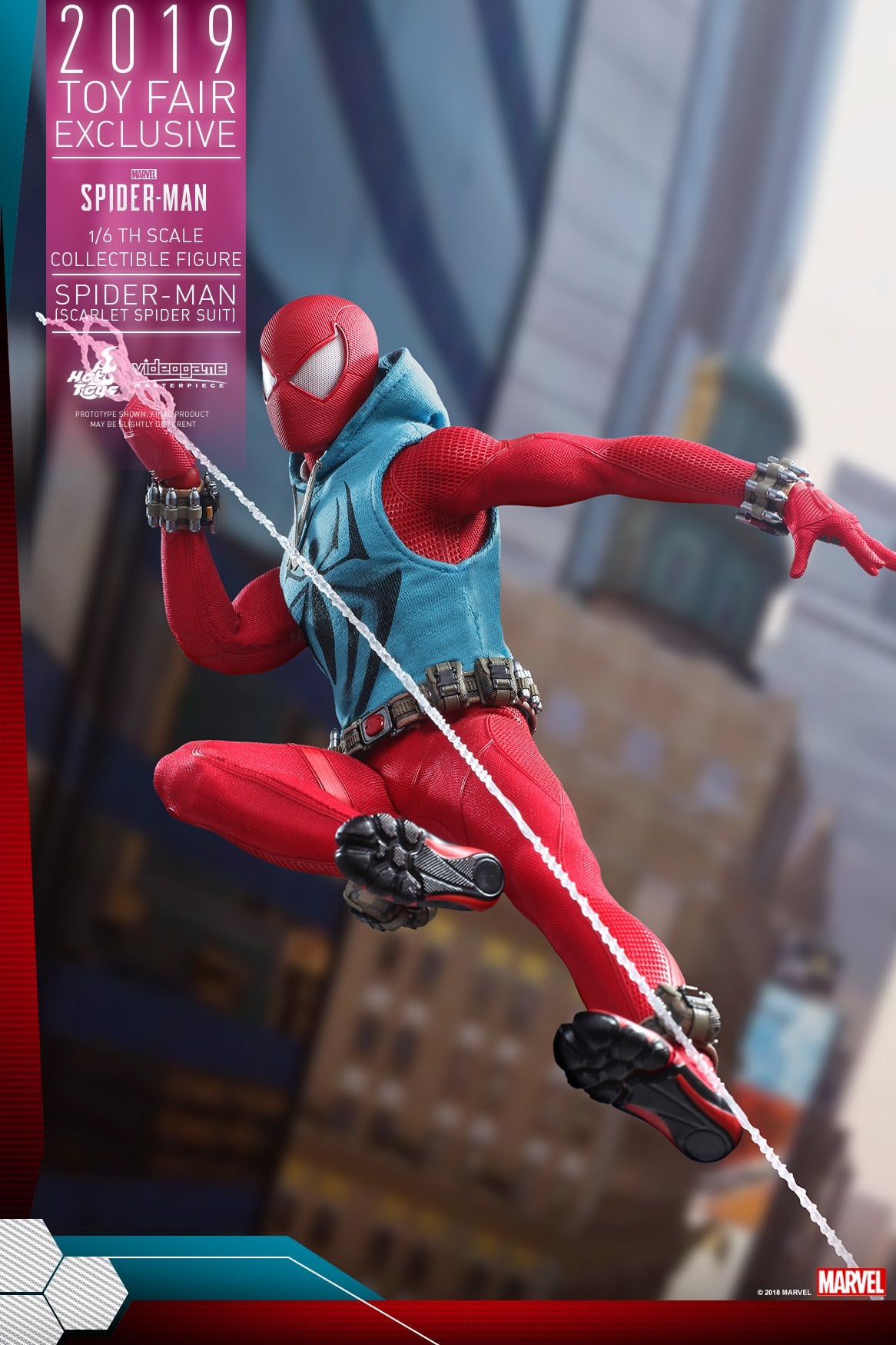 Hot Toys Marvel's Spider-Man - Spider-Man ( Scarlet Spider Suit ) VGM34