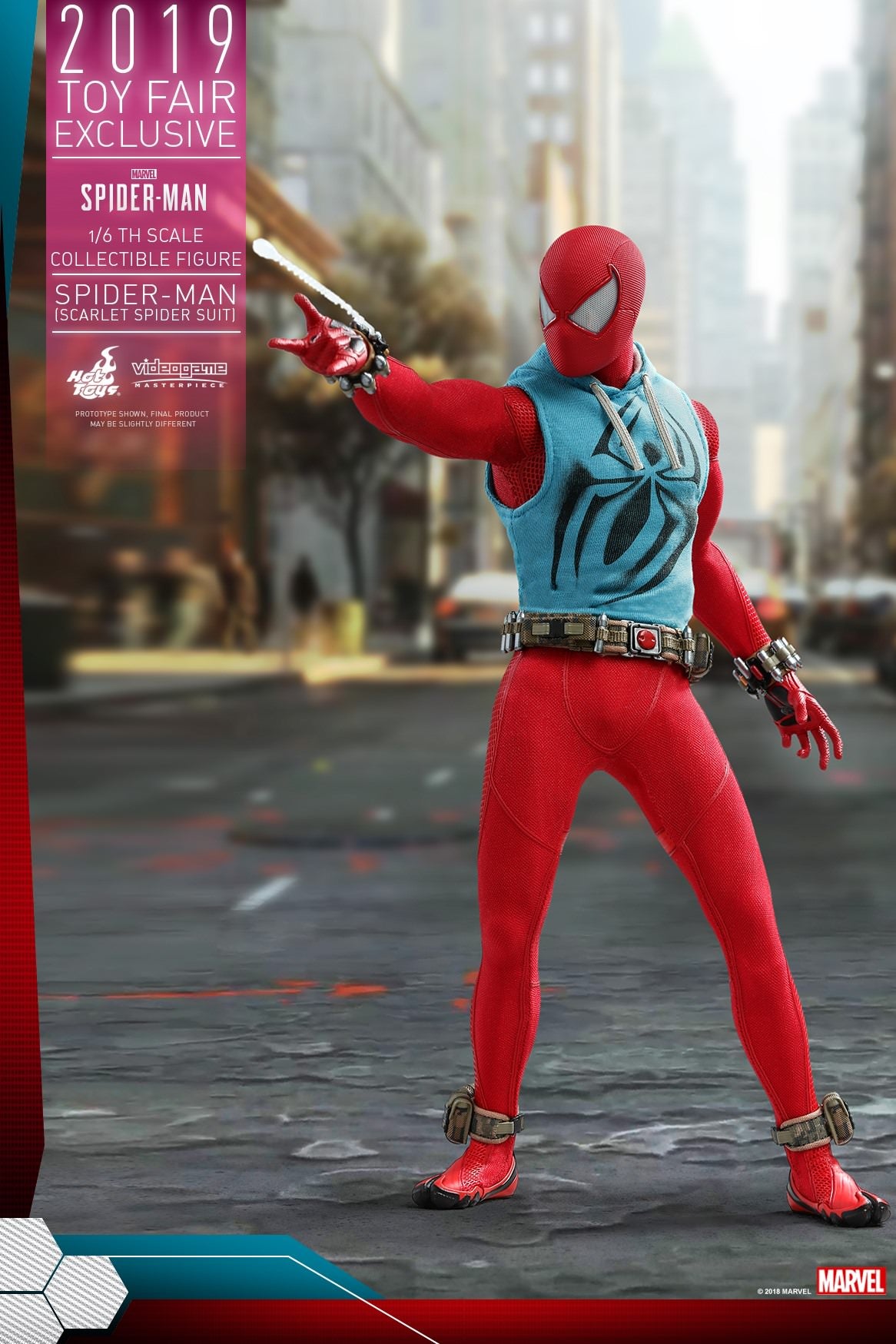 Hot Toys Marvel's Spider-Man - Spider-Man ( Scarlet Spider Suit ) VGM34