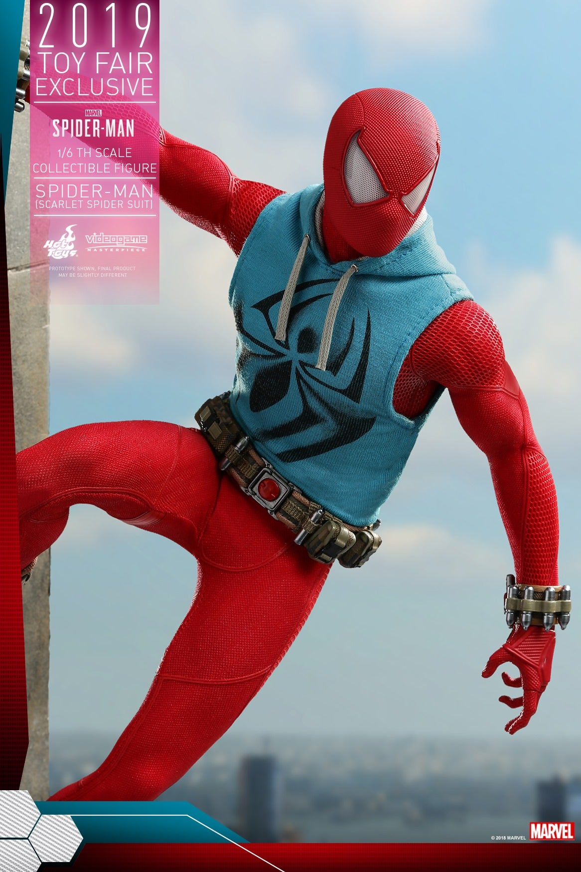 Hot Toys Marvel's Spider-Man - Spider-Man ( Scarlet Spider Suit ) VGM34