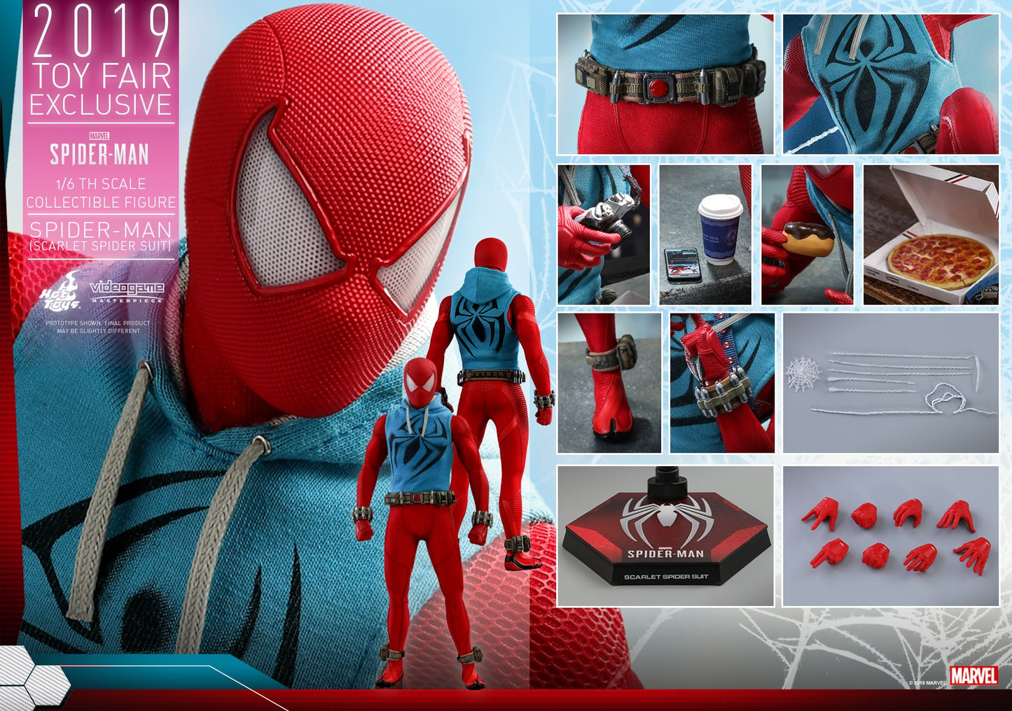 Hot Toys Marvel's Spider-Man - Spider-Man ( Scarlet Spider Suit ) VGM34