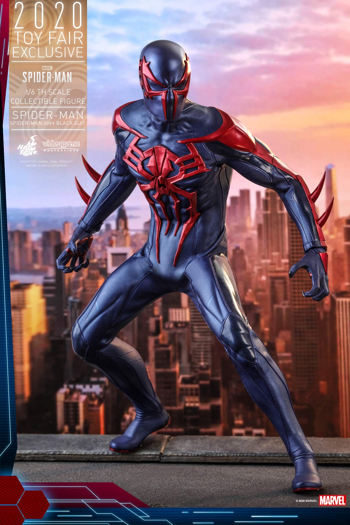 Hot Toys Marvel's Spider-Man - Spider-Man (Spider-Man 2099 Black Suit) VGM42