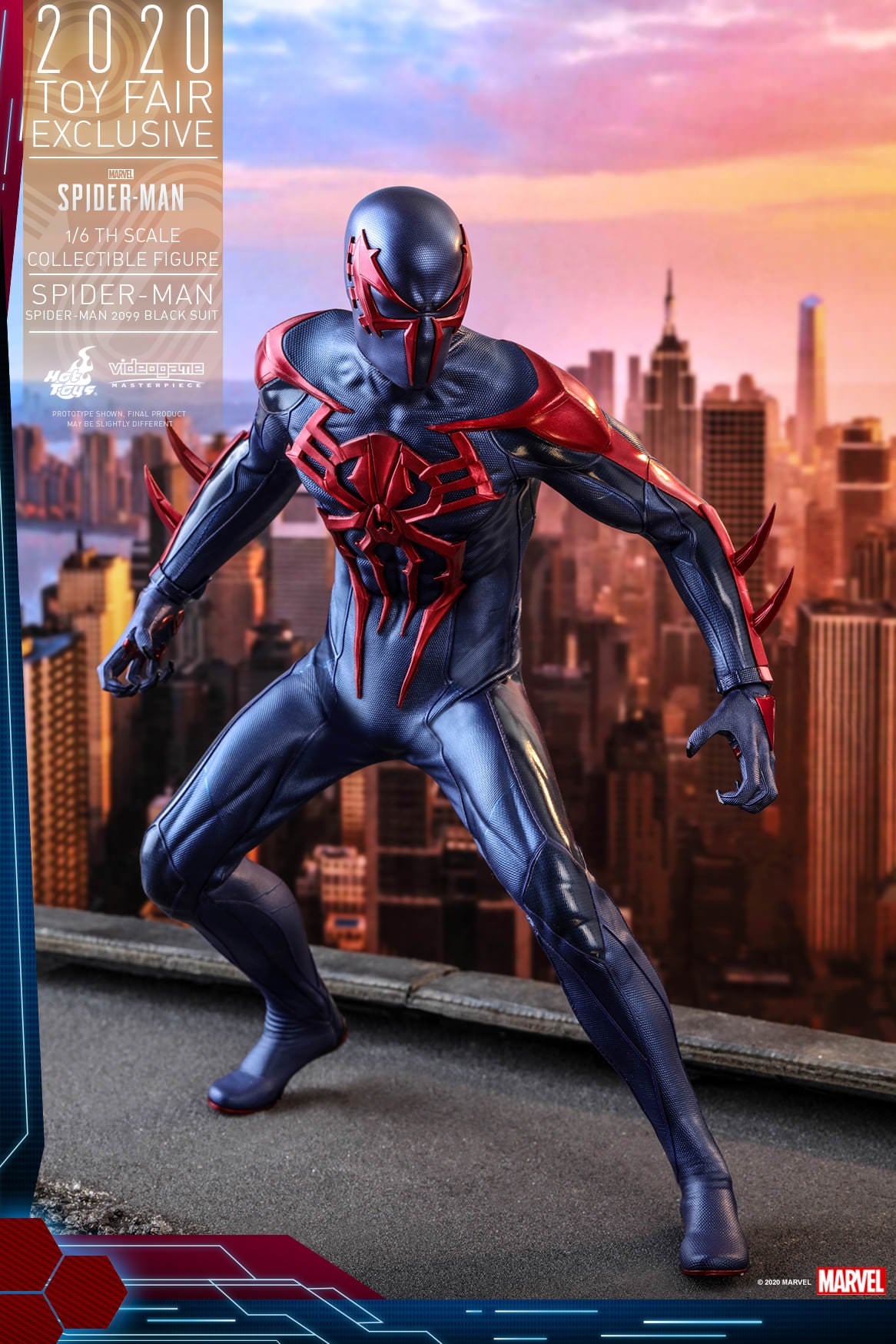 Hot Toys Marvel's Spider-Man - Spider-Man (Spider-Man 2099 Black Suit) VGM42