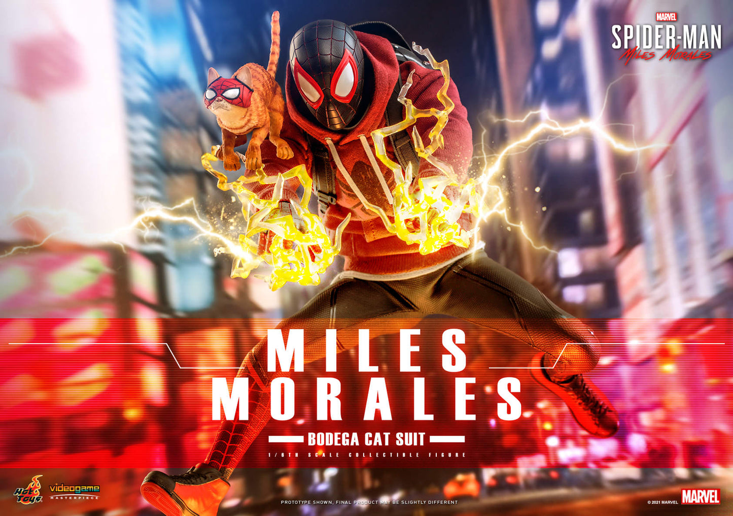 Hot Toys Marvel’s Spider-Man: Miles Morales - 1/6th scale Miles Morales (Bodega Cat Suit) Collectible Figure VGM50