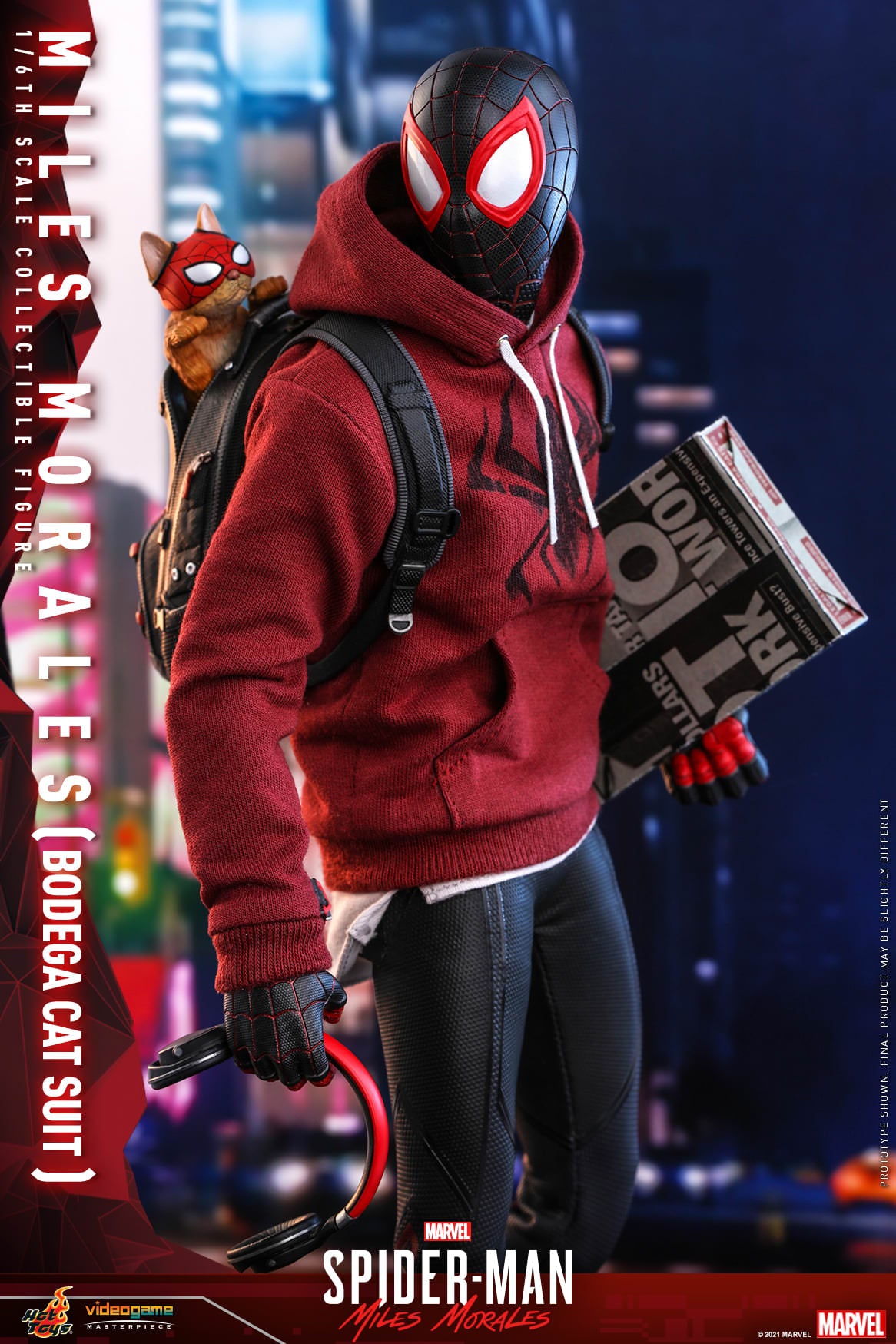 Hot Toys Marvel’s Spider-Man: Miles Morales - 1/6th scale Miles Morales (Bodega Cat Suit) Collectible Figure VGM50