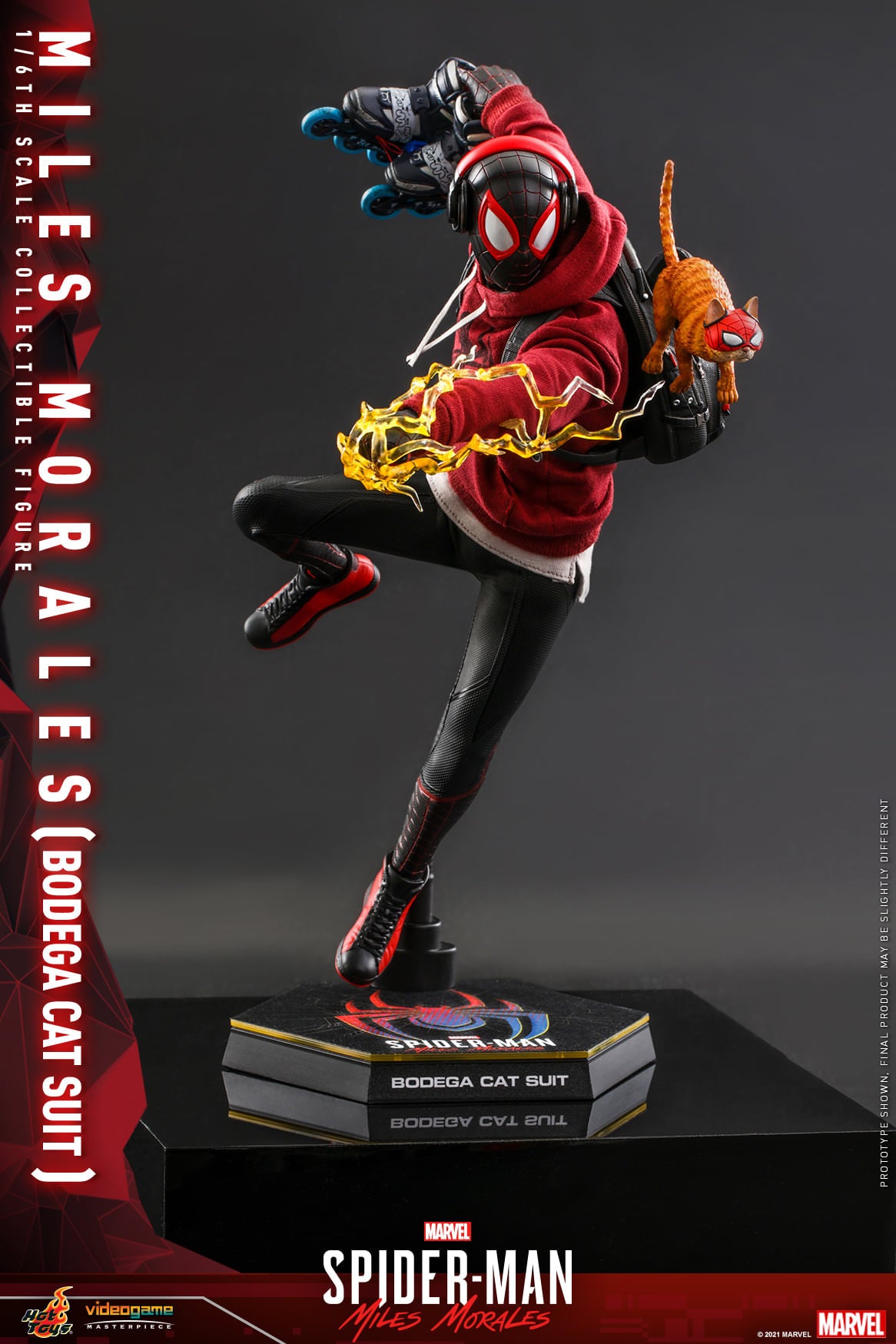 Hot Toys Marvel’s Spider-Man: Miles Morales - 1/6th scale Miles Morales (Bodega Cat Suit) Collectible Figure VGM50