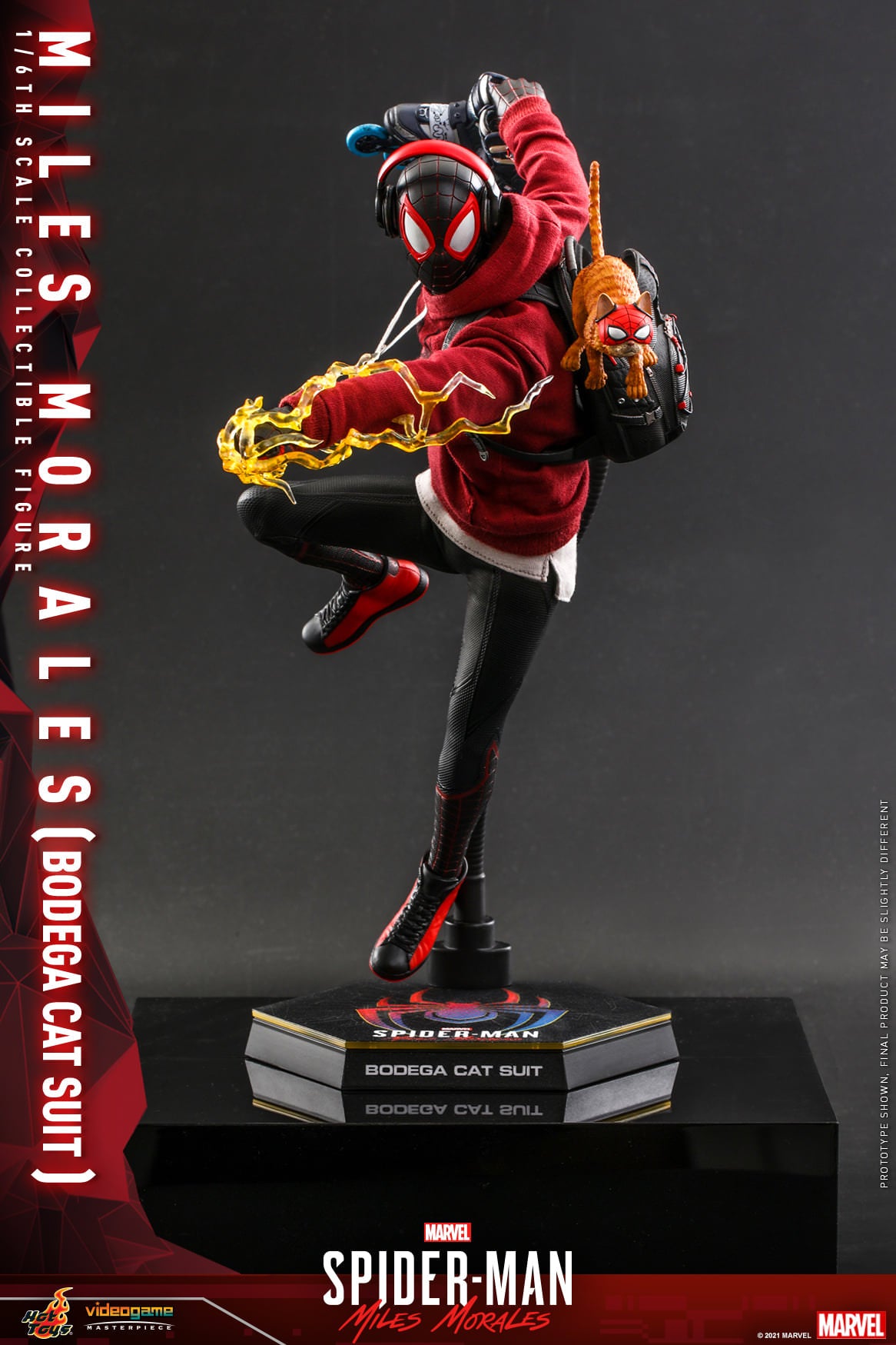 Hot Toys Marvel’s Spider-Man: Miles Morales - 1/6th scale Miles Morales (Bodega Cat Suit) Collectible Figure VGM50