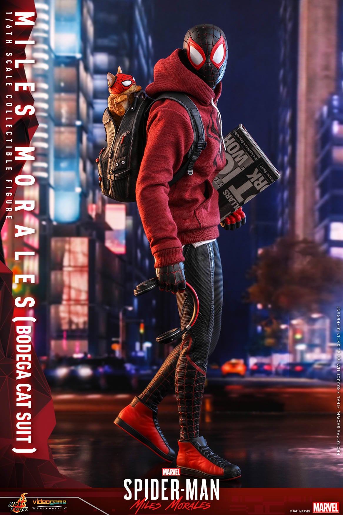 Hot Toys Marvel’s Spider-Man: Miles Morales - 1/6th scale Miles Morales (Bodega Cat Suit) Collectible Figure VGM50