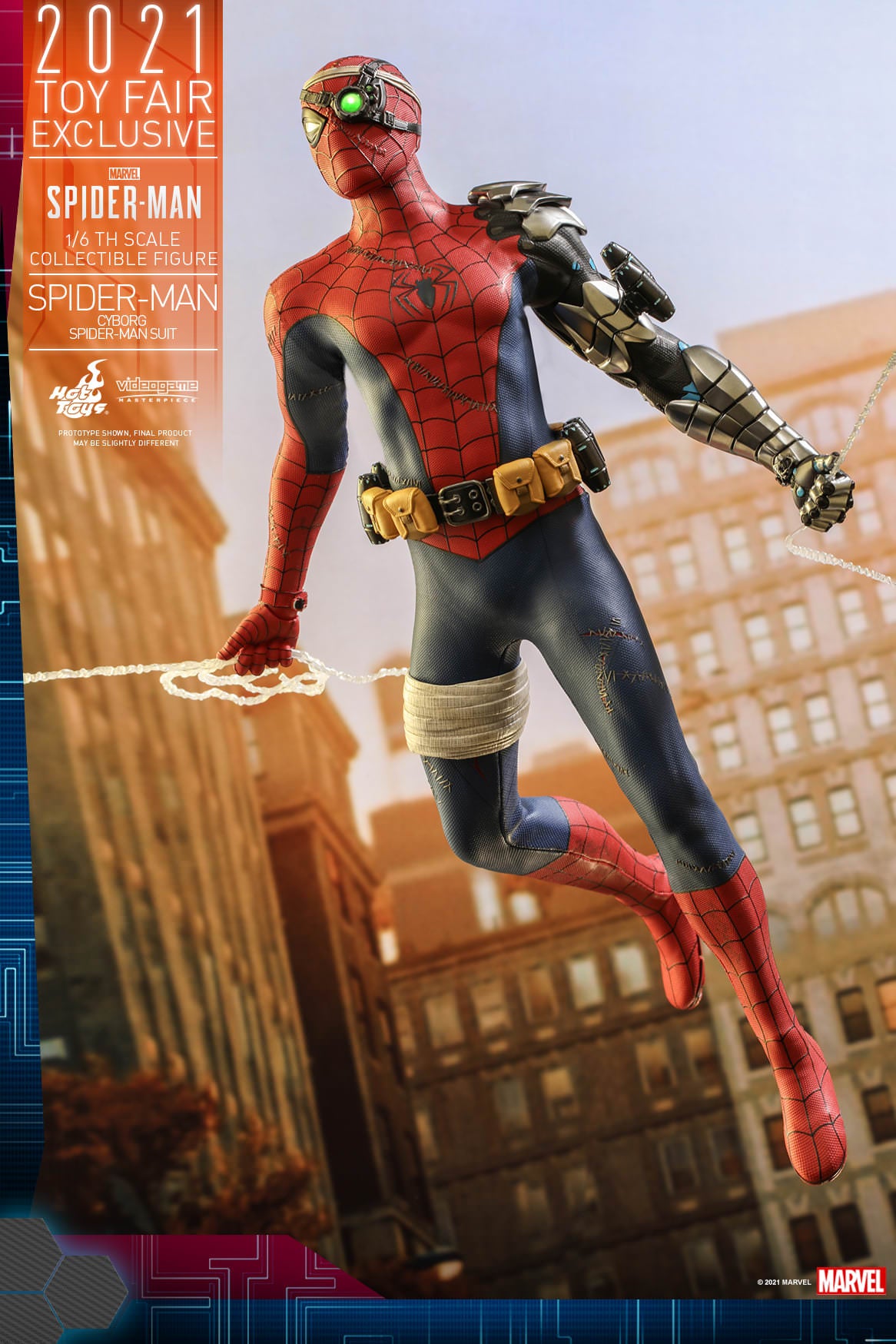 Hot Toys Marvel's Spider-Man - 1/6th scale Spider-Man (Cyborg Spider-Man Suit) Collectible Figure VGM51