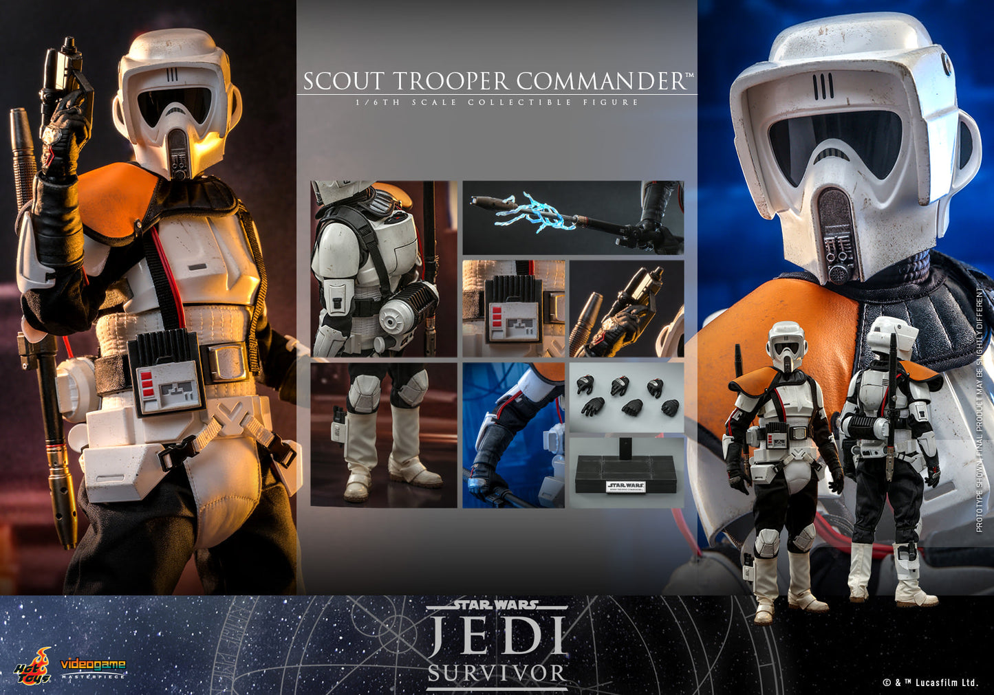 Hot Toys Star Wars Jedi: Survivor™: Scout Trooper Commander™ 1:6 Scale Collectible Figure VGM53